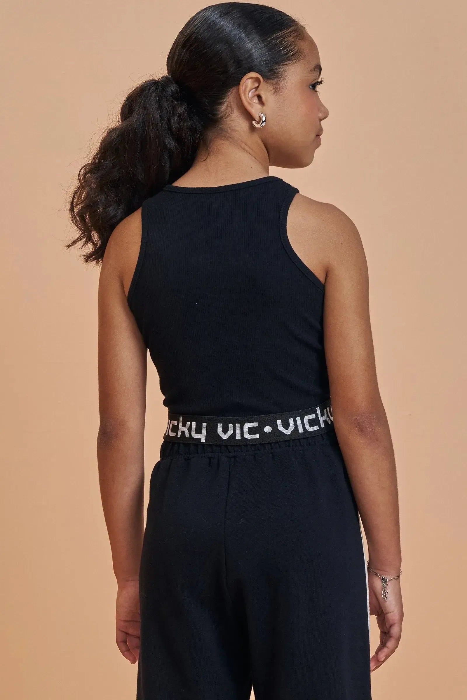 Top Cropped em Canelado Liz 92743 Vic&Vicky Teen Menina