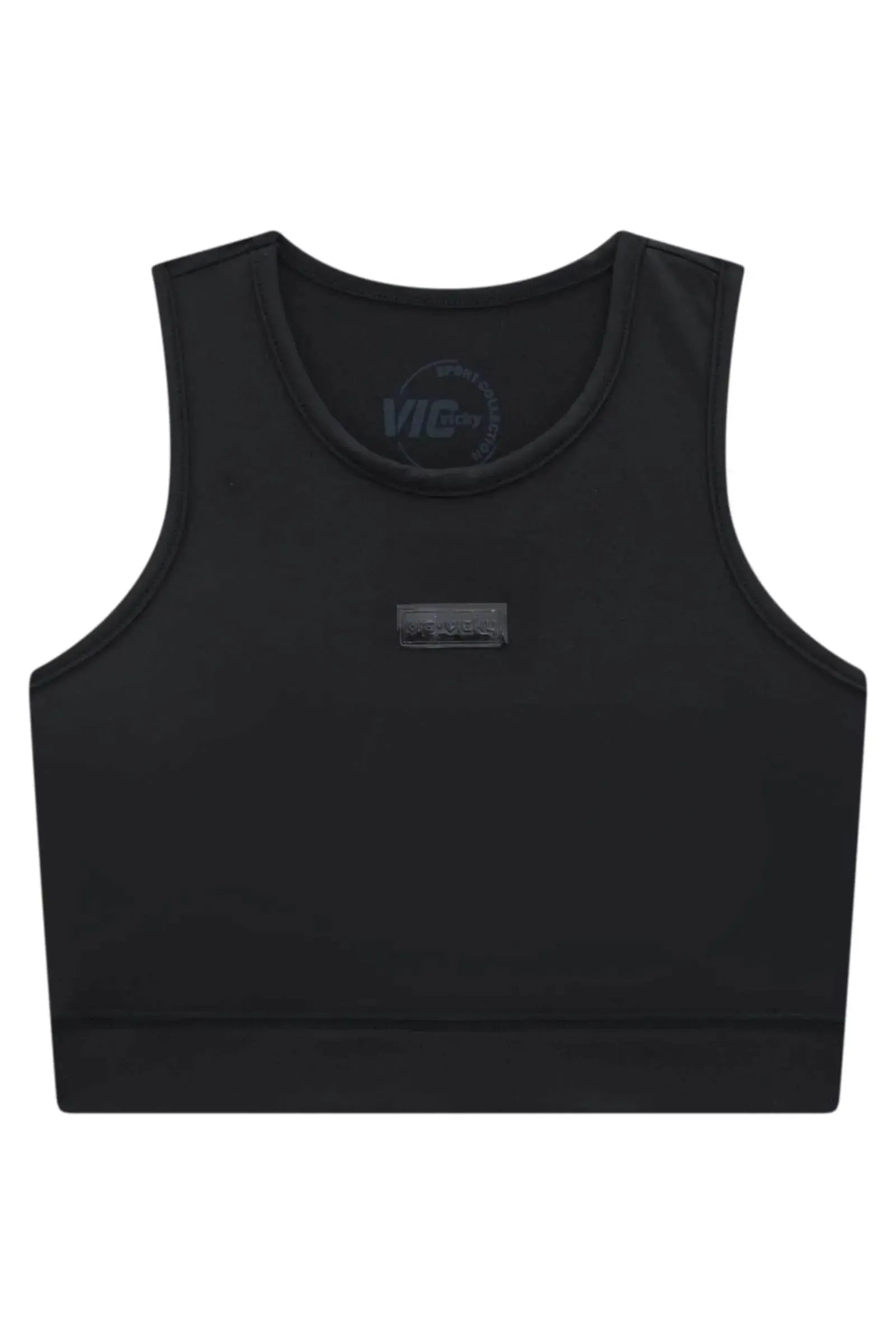 Top Cropped em Malha UV50 96288 Vic&Vicky Teen Menina