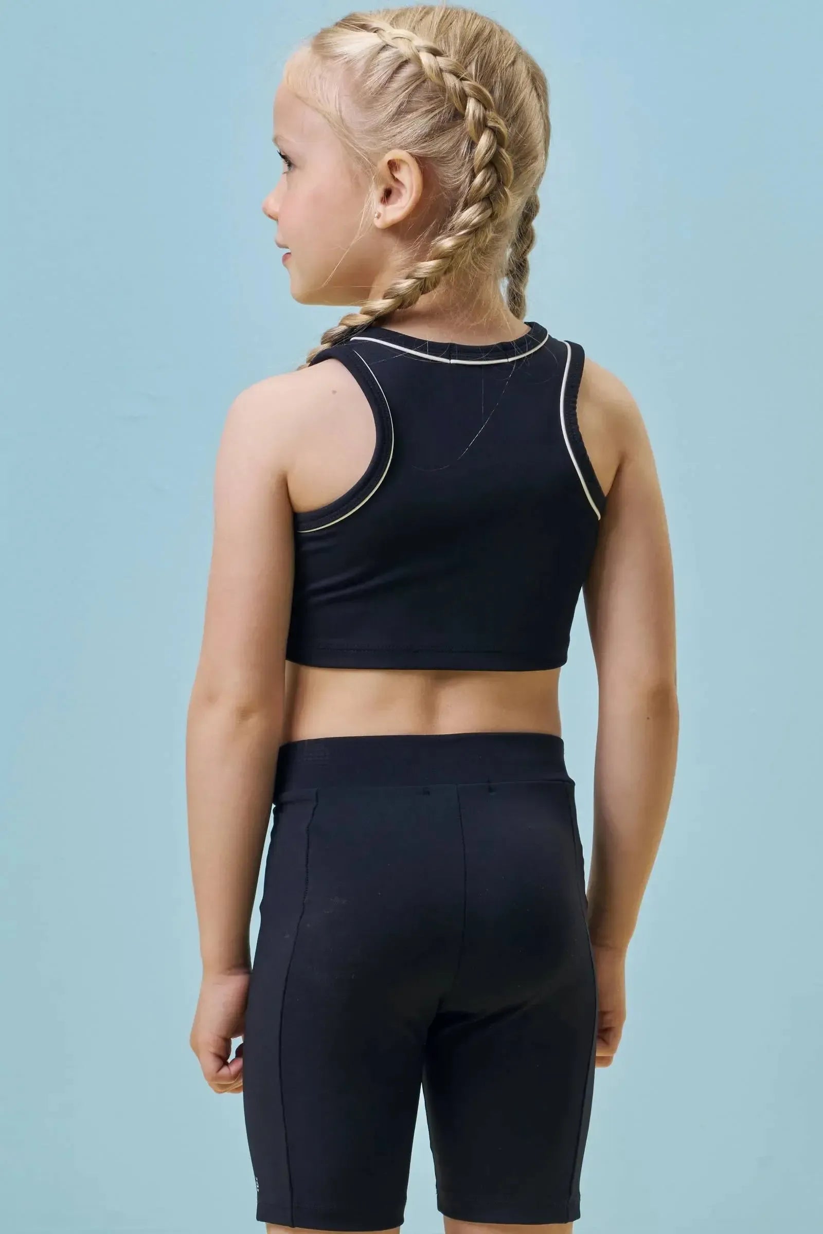 Top Cropped em Poliamida 96992 Kukiê Infantil Menina