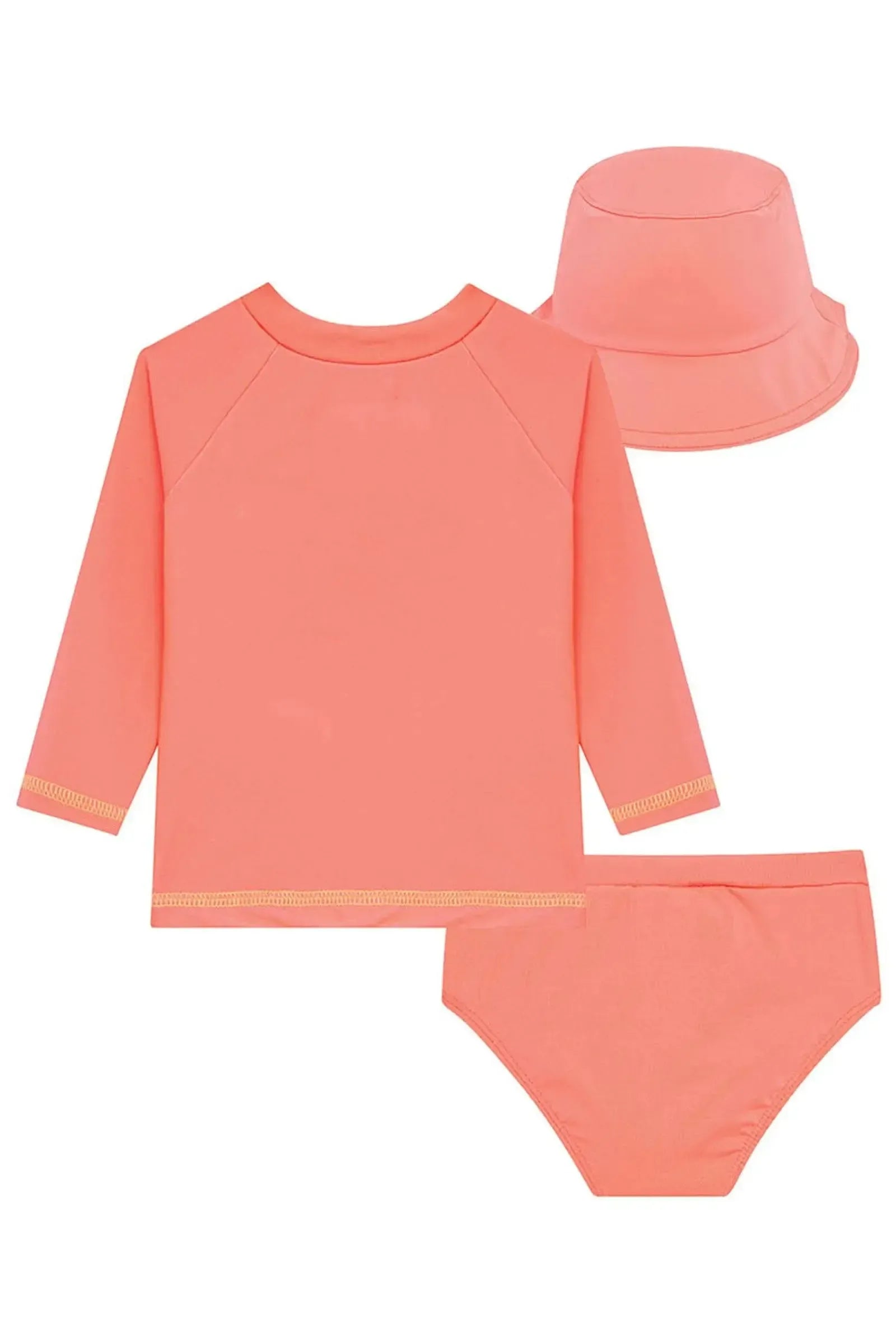 Trio de Blusa Calcinha e Chapéu com Proteção UV50+ 96252 Kukiê Bebê Menina