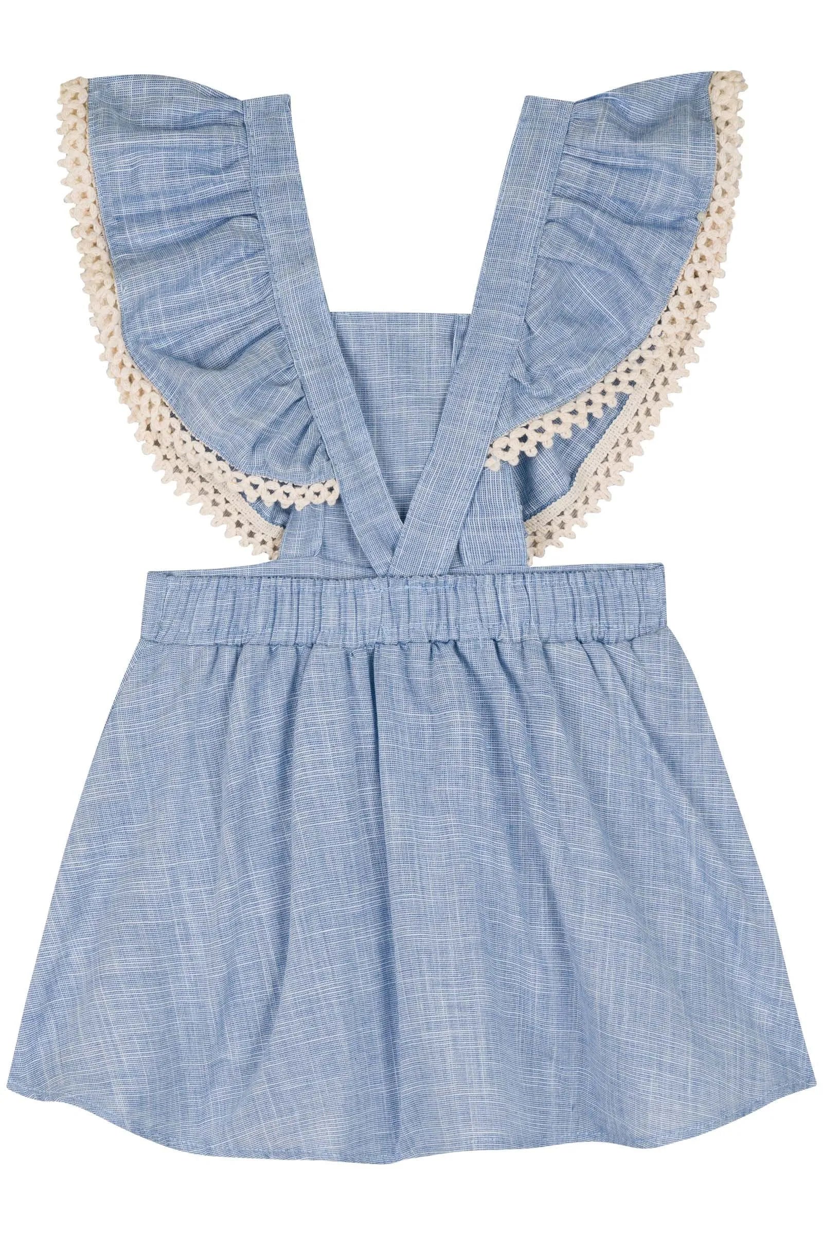 Vestbody em Chambray 85778 Kukiê Bebê Menina