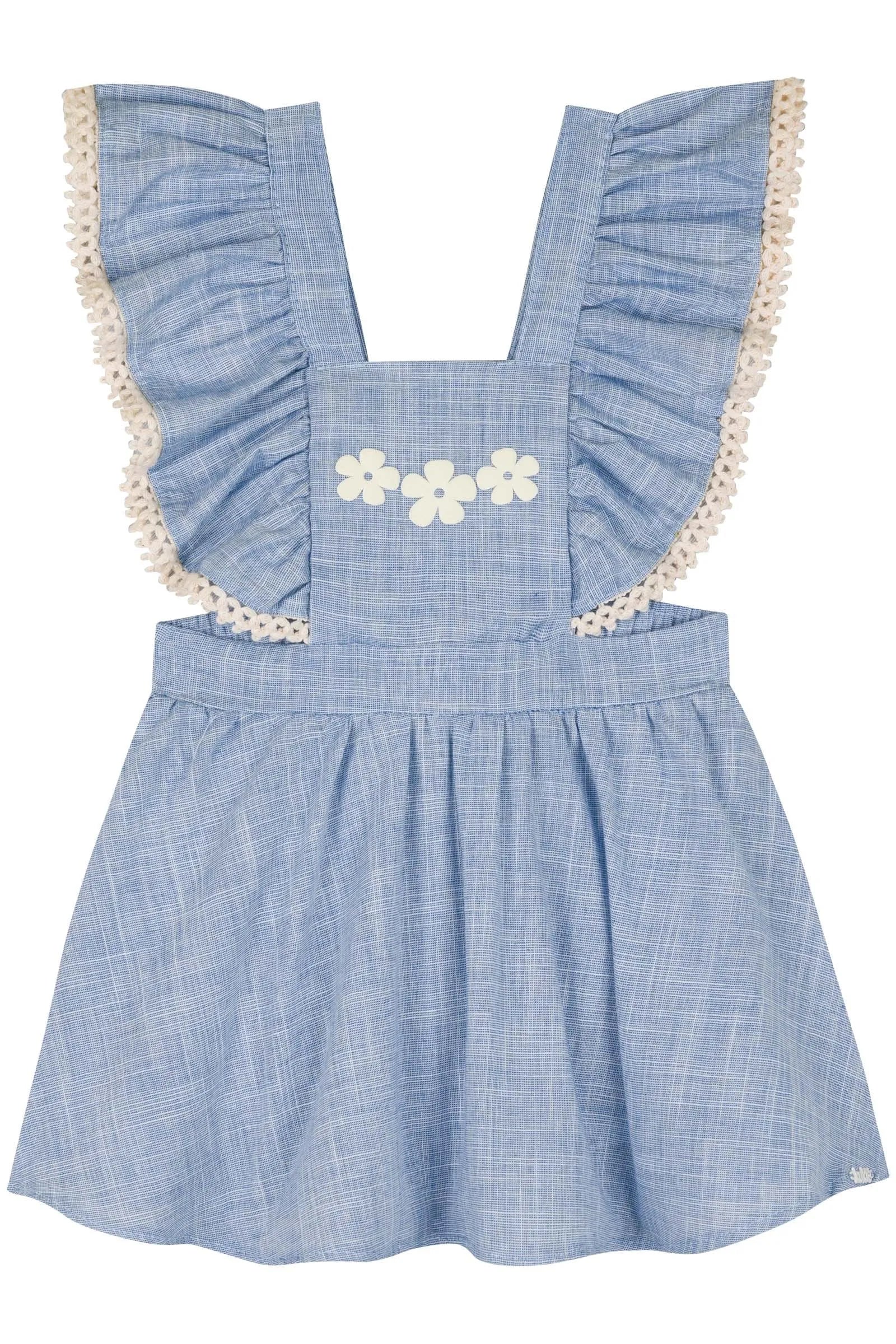 Vestbody em Chambray 85778 Kukiê Bebê Menina