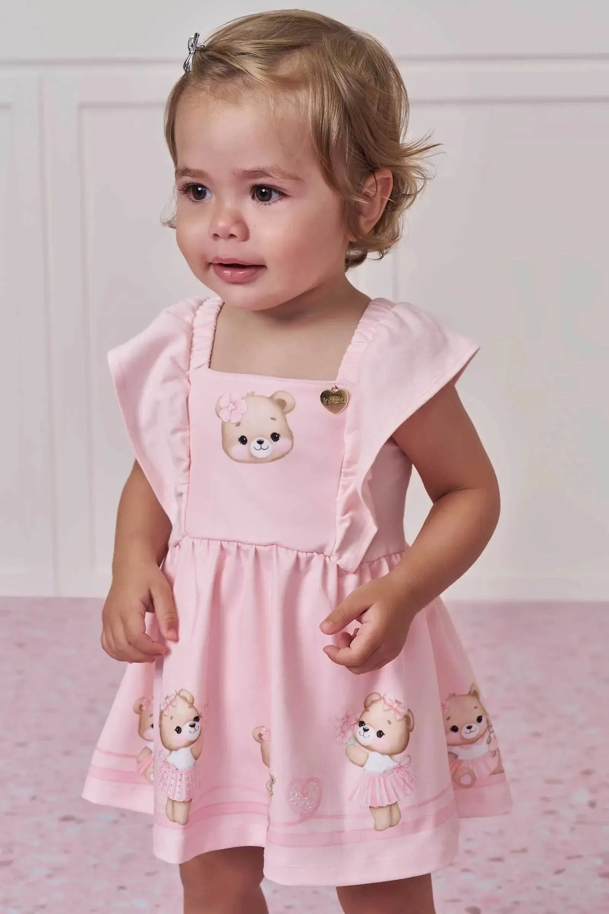 Vestbody em Cotton 98592 Infanti Bebê Menina