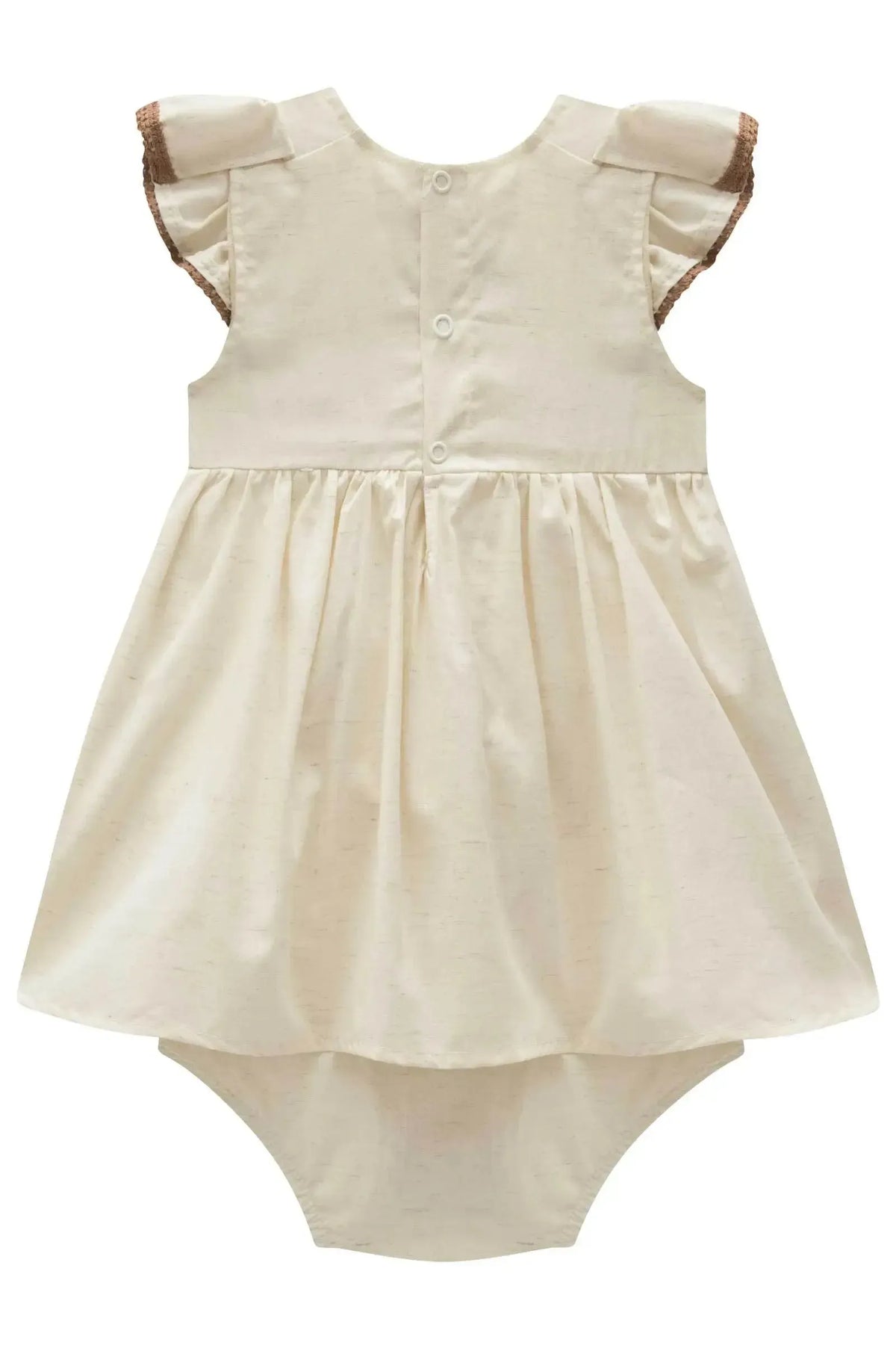 Vestbody em Linho Deluxe 98756 Kukiê Bebê Menina