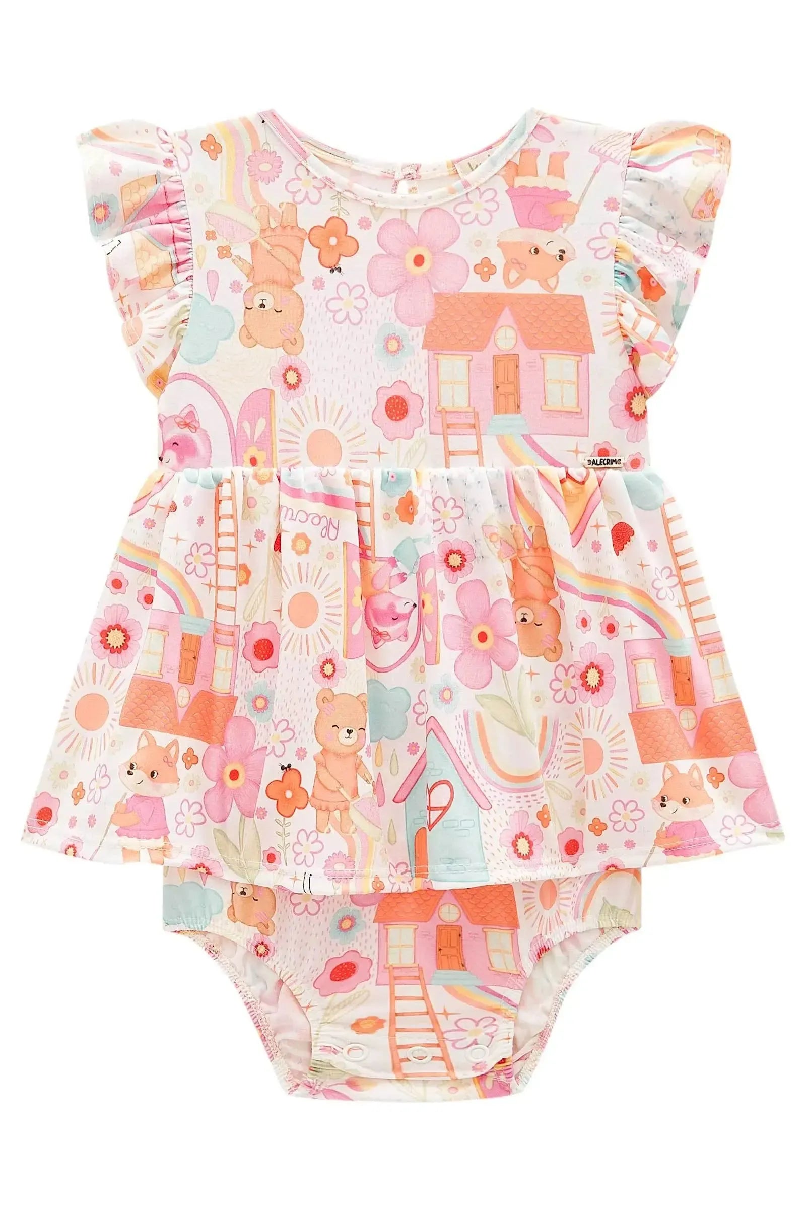 Vestbody em Malha Fresh 98957 Kukiê Bebê Menina