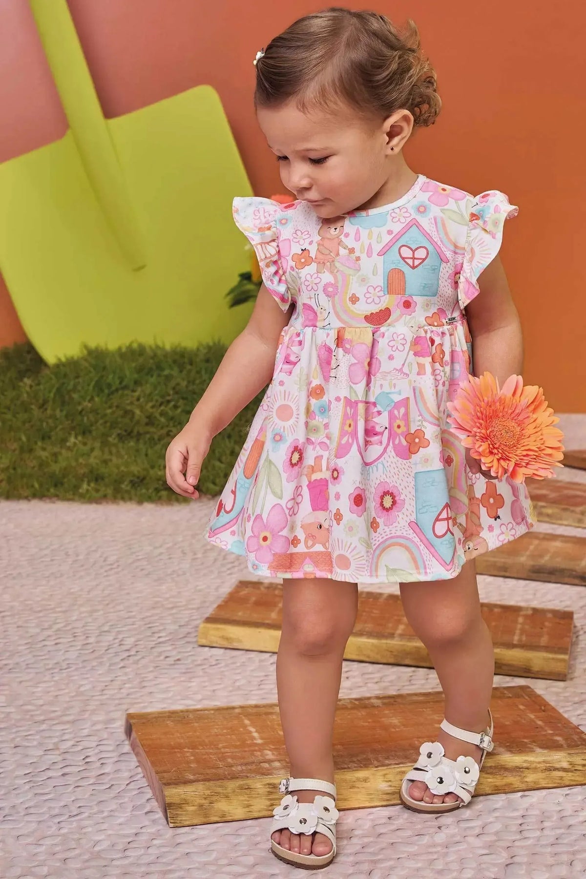 Vestbody em Malha Fresh 98957 Kukiê Bebê Menina