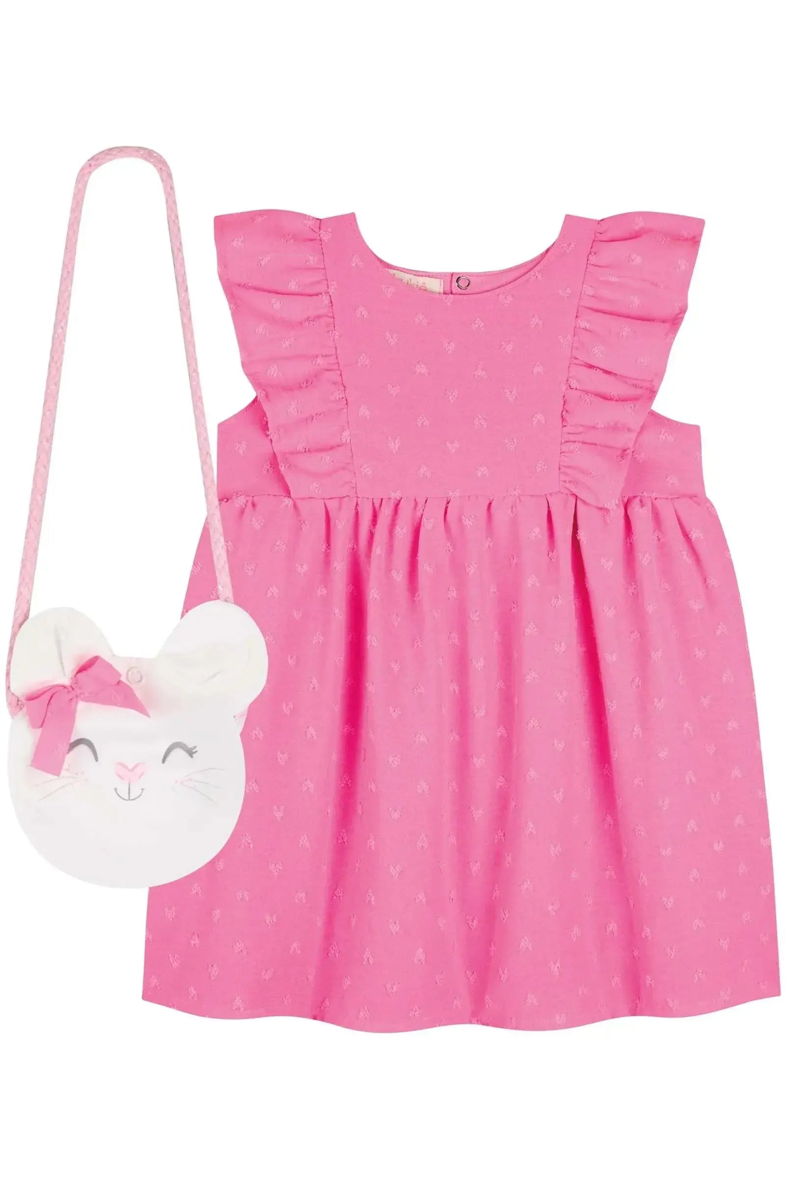 Vestido em Air Flow 85734 Kukiê Bebê Menina