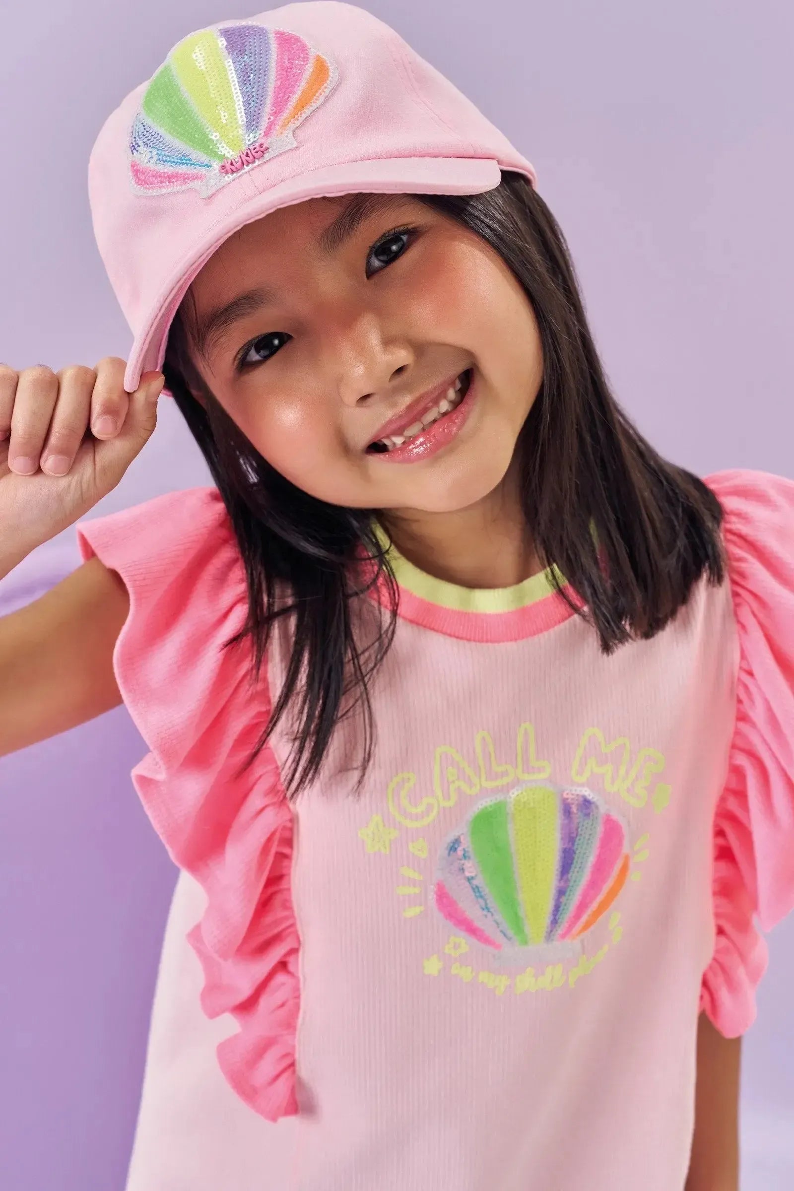 Vestido em Canelado Liz 84573 Kukiê Infantil Menina