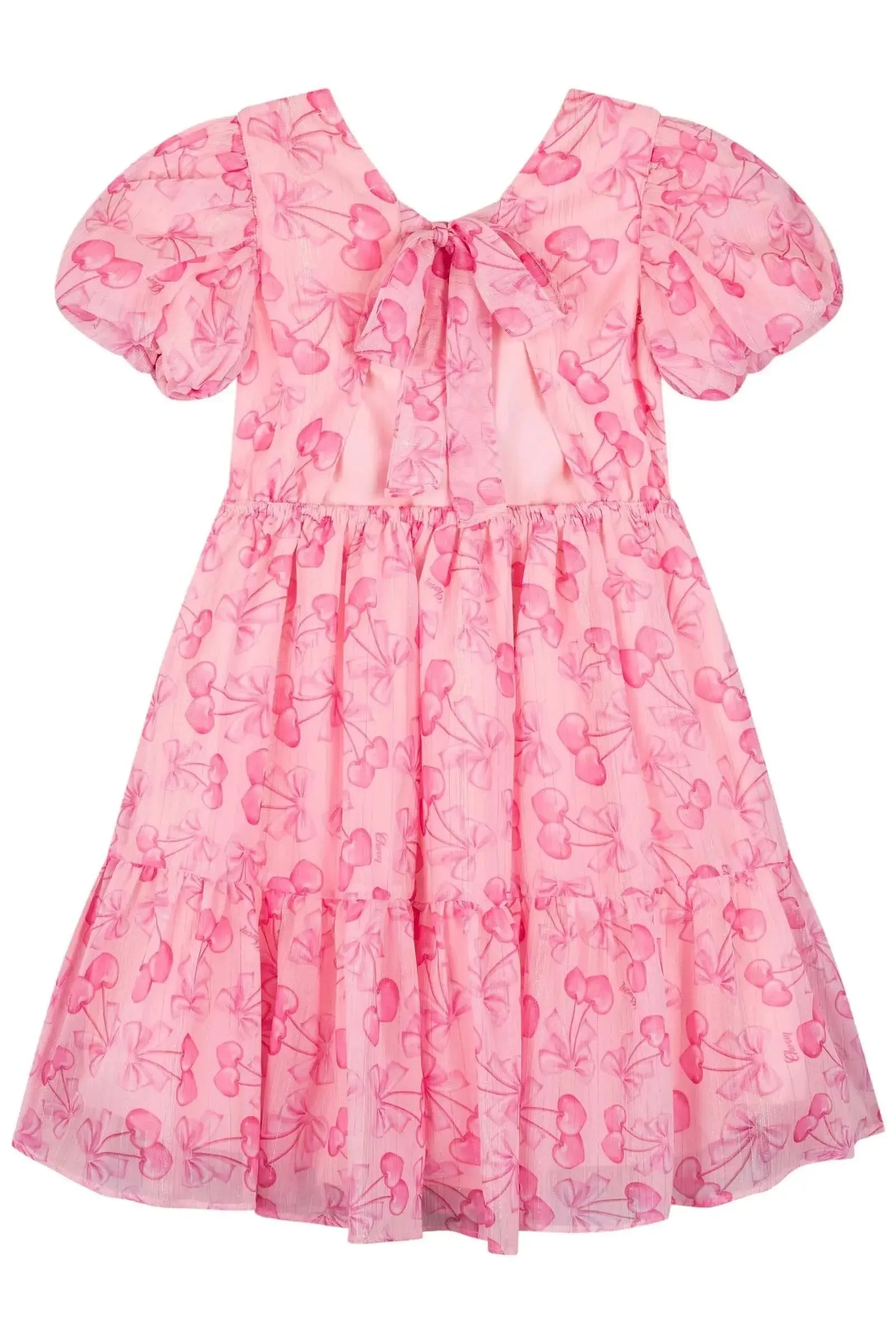 Vestido em Chiffon Brilho 83729 Kukiê Infantil Menina