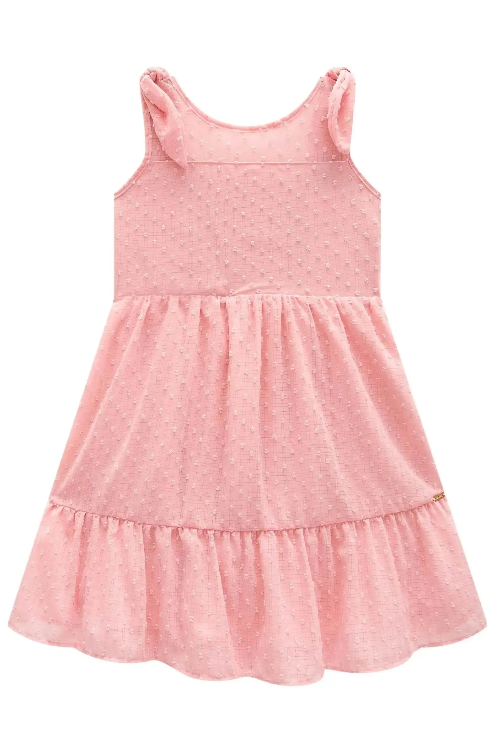 Vestido em Chiffon Shine 85311 Infanti Infantil Menina