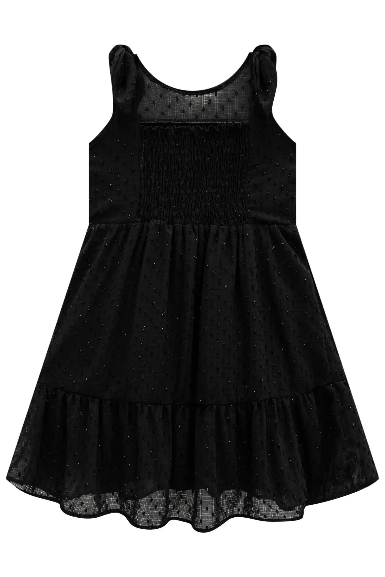 Vestido em Chiffon Shine 85311 Infanti Infantil Menina