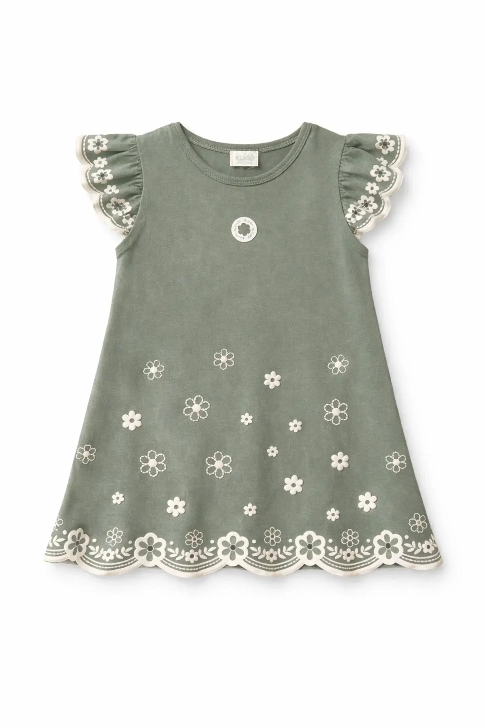 Vestido em Cotton 15798 Kukiê Infantil Menina