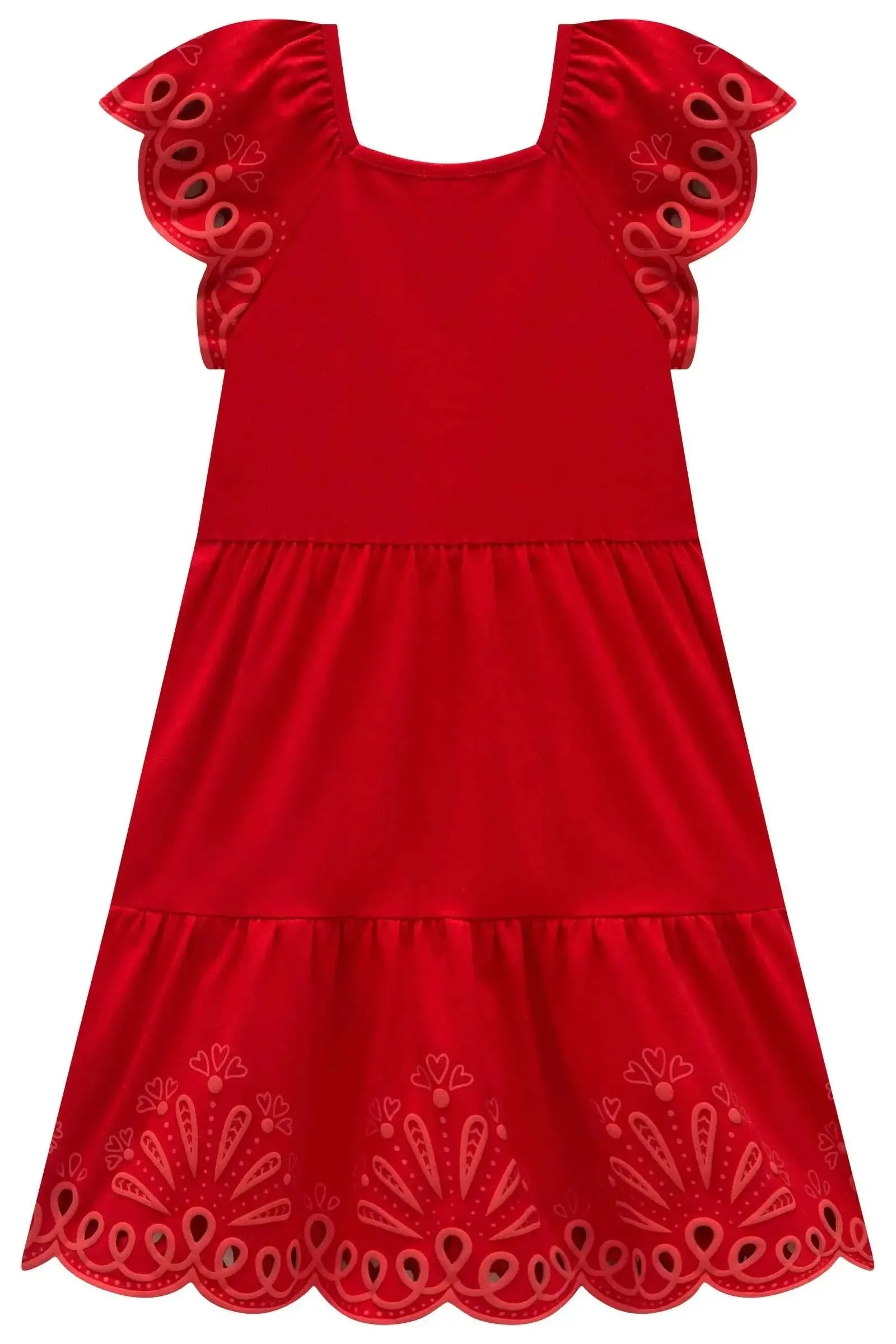 Vestido em Cotton 21714 Infanti Infantil Menina