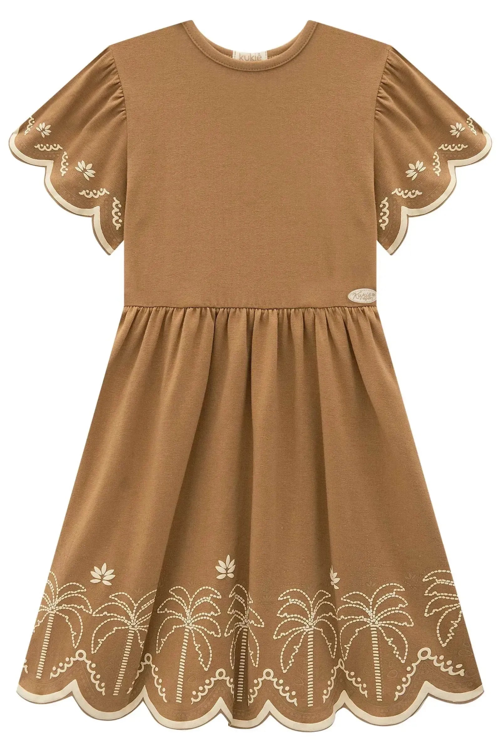 Vestido em Cotton 21816 Kukiê Infantil Menina