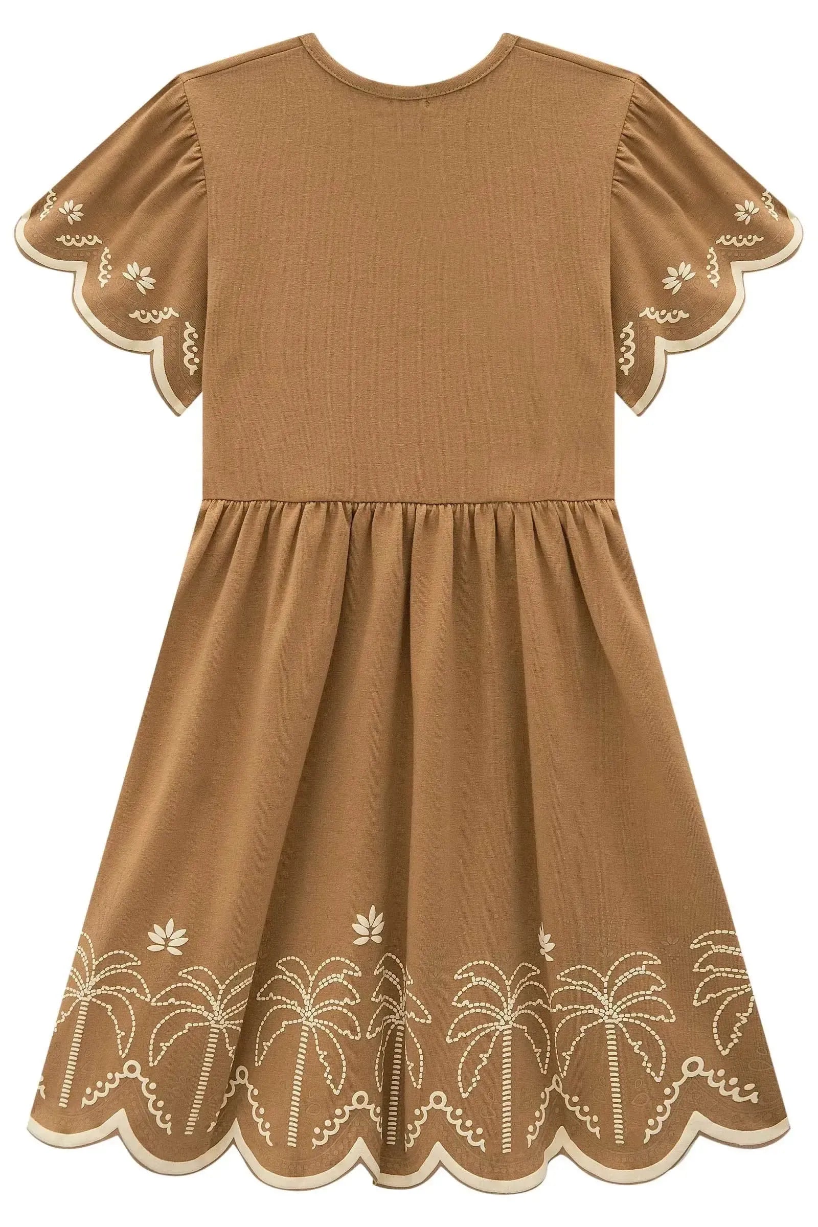 Vestido em Cotton 21816 Kukiê Infantil Menina