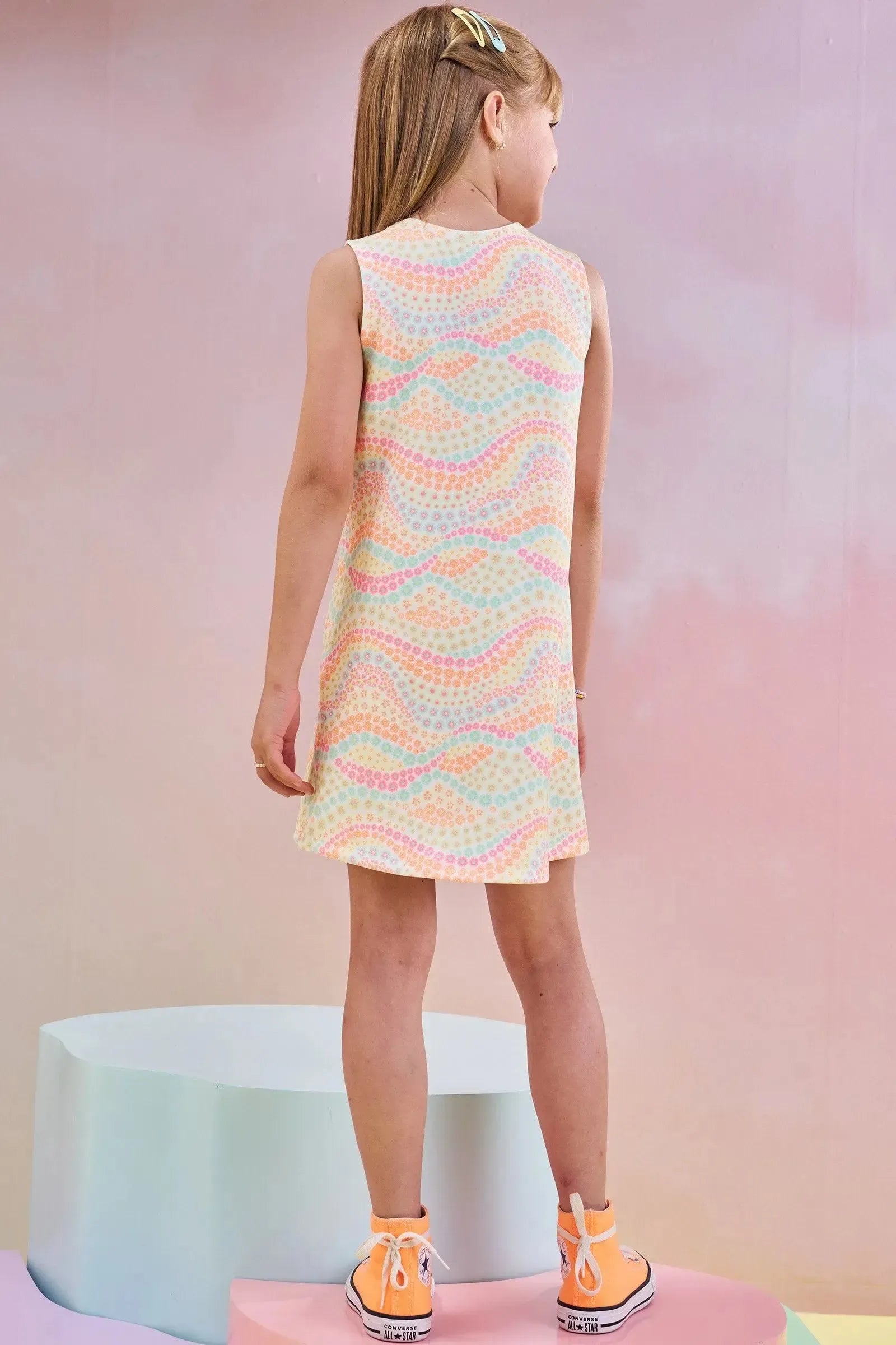 Vestido em Fly Tech 82834 Infanti Infantil Menina