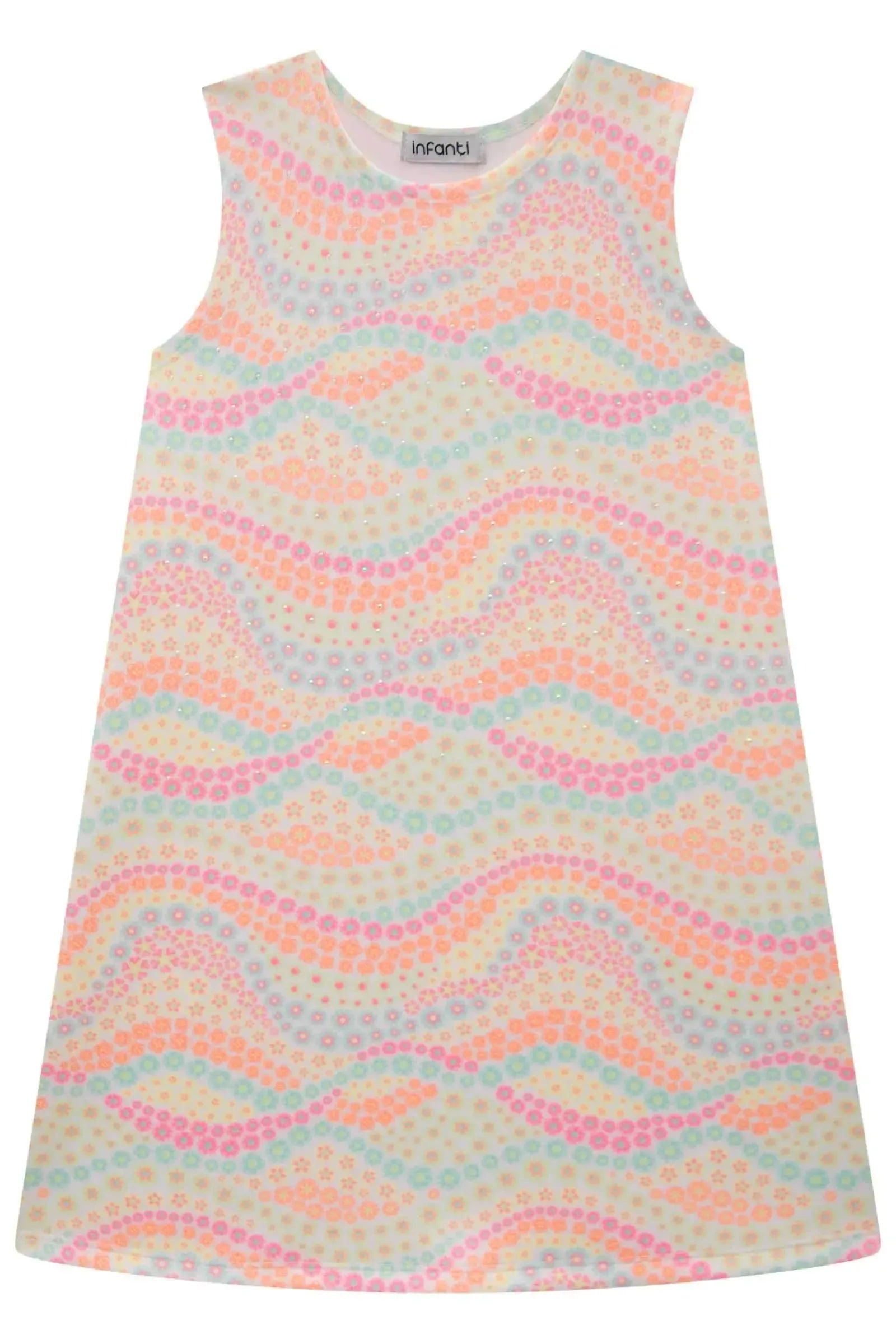 Vestido em Fly Tech 82834 Infanti Infantil Menina