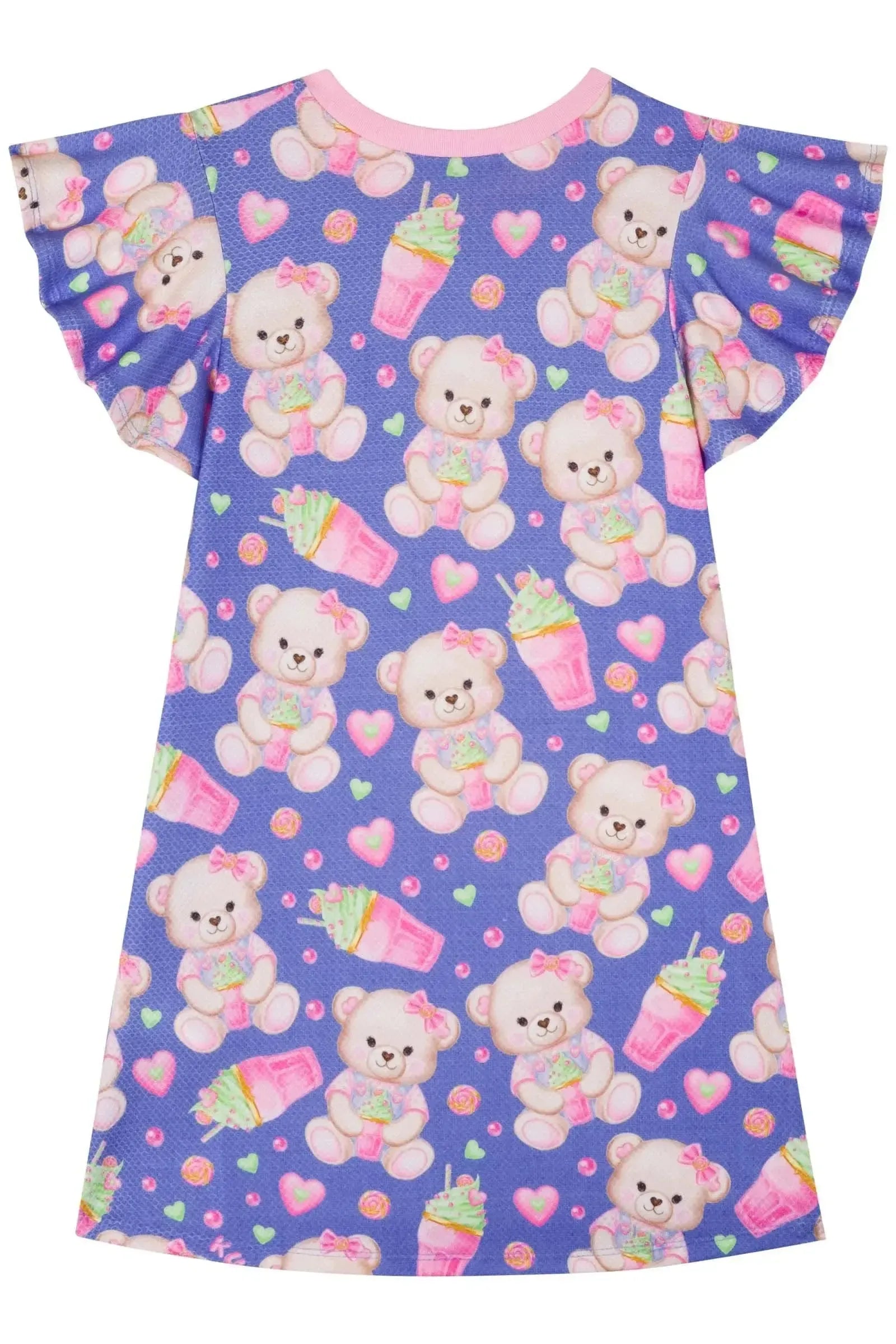 Vestido em Fly Tech 83223 Kukiê Infantil Menina