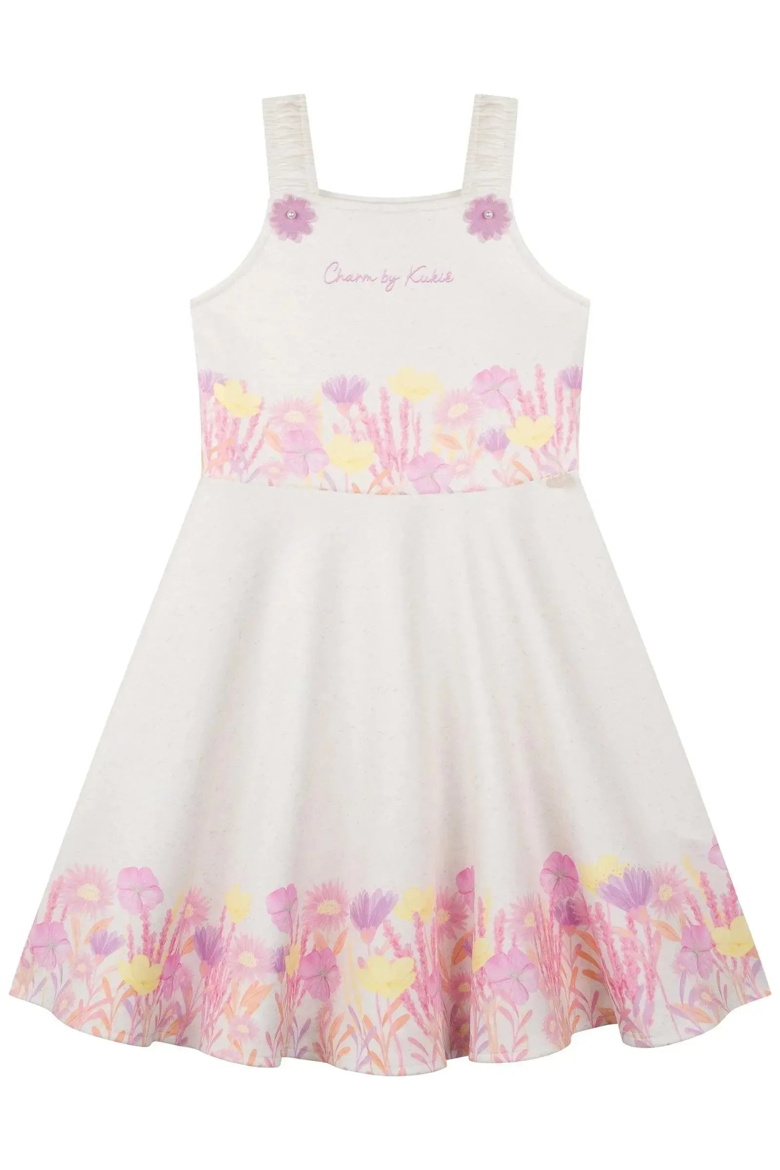 Vestido em Fly Tech 87353 Kukiê Infantil Menina