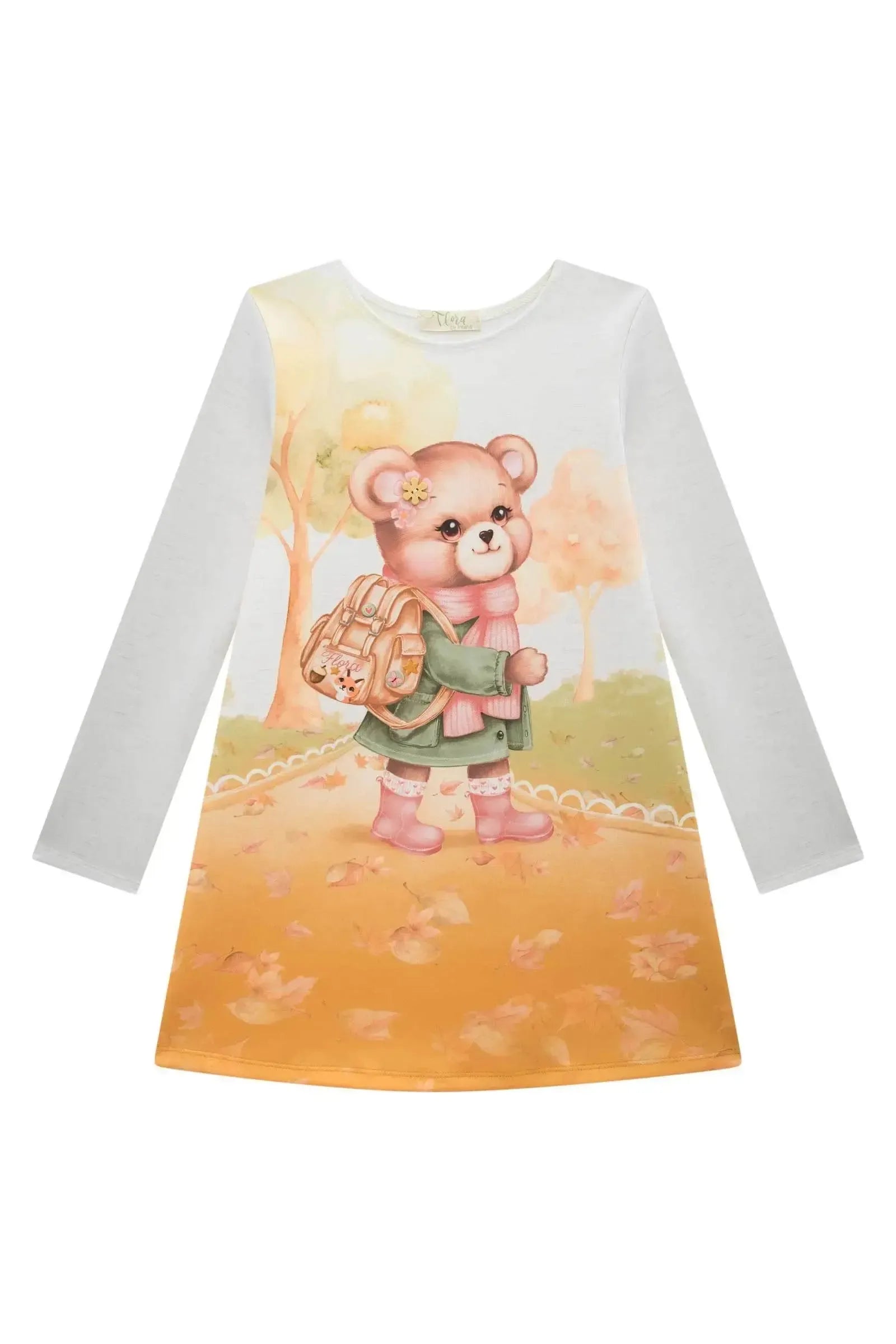 Vestido em Fly Tech 89163 Infanti Infantil Menina