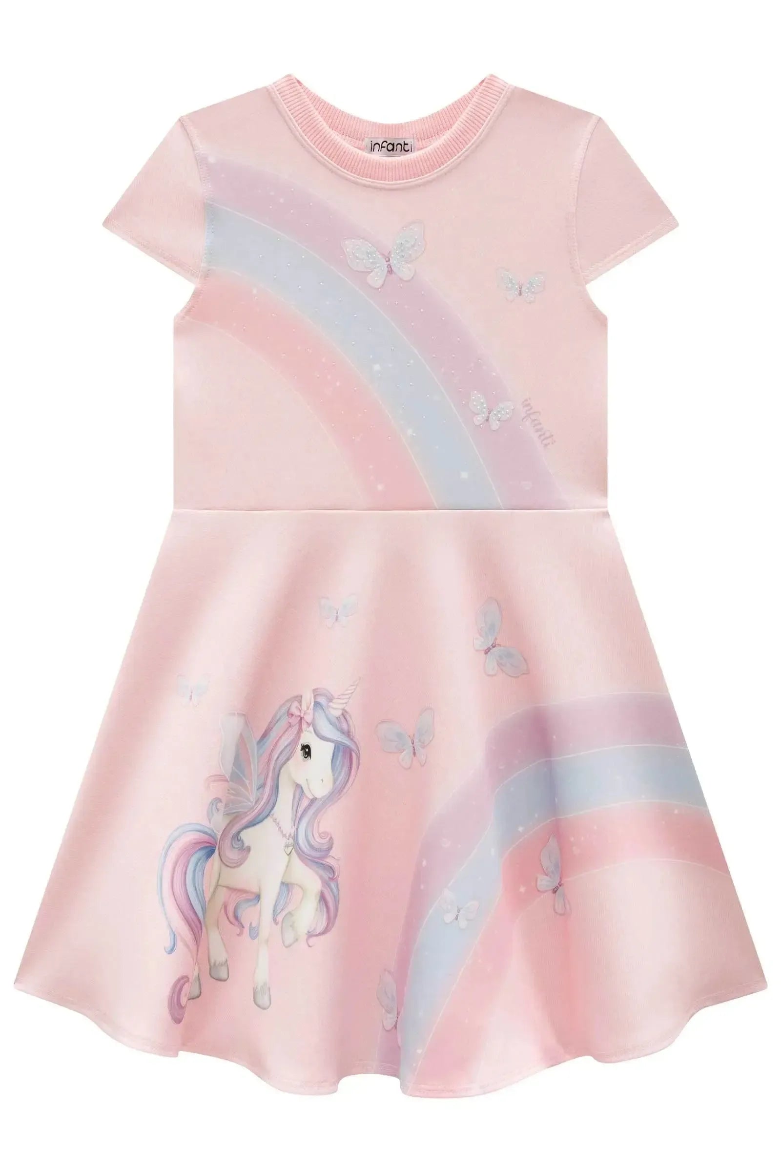 Vestido em Fly Tech 93594 Infanti Infantil Menina