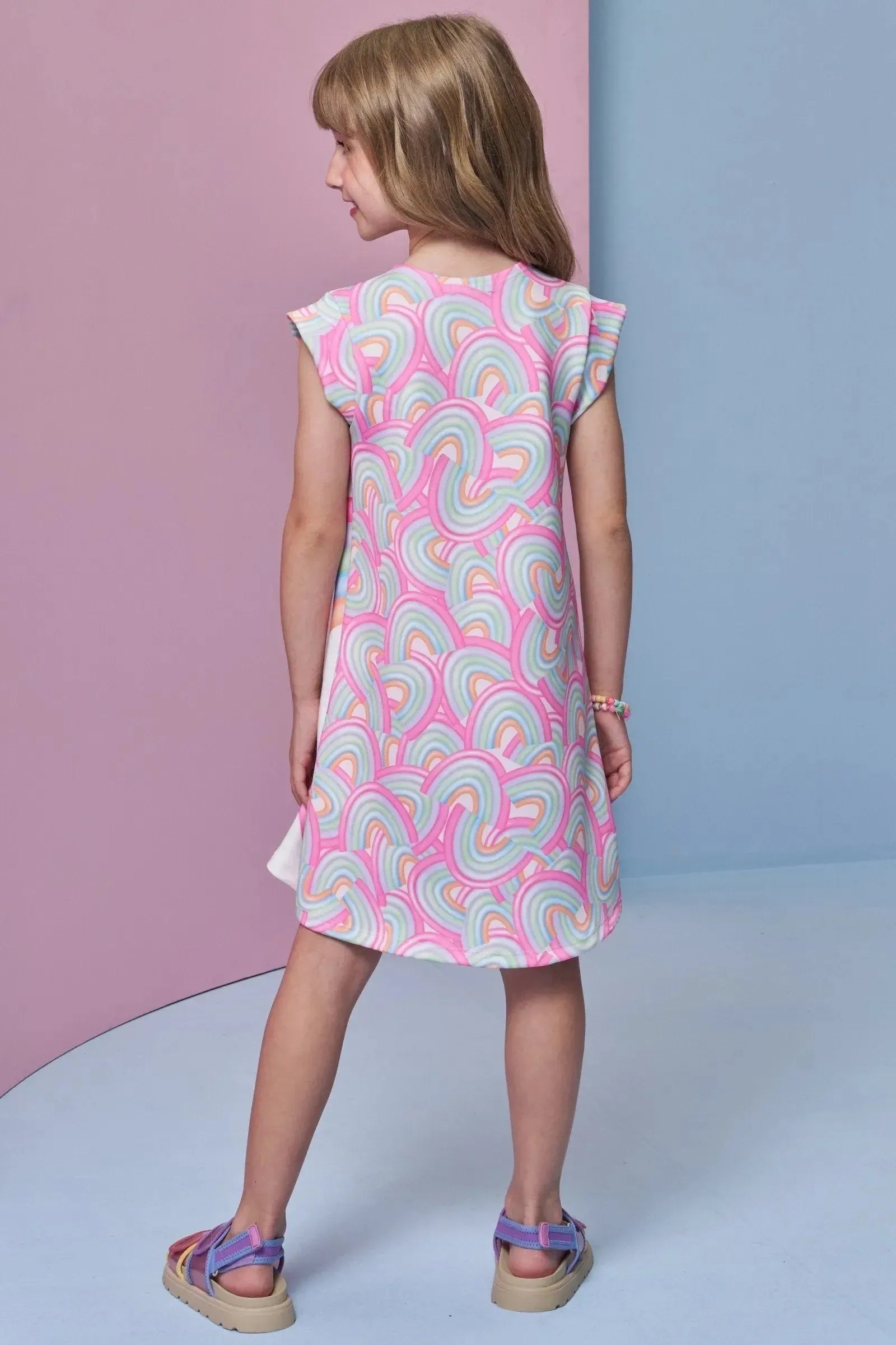 Vestido em Fly Tech 93909 Infanti Infantil Menina