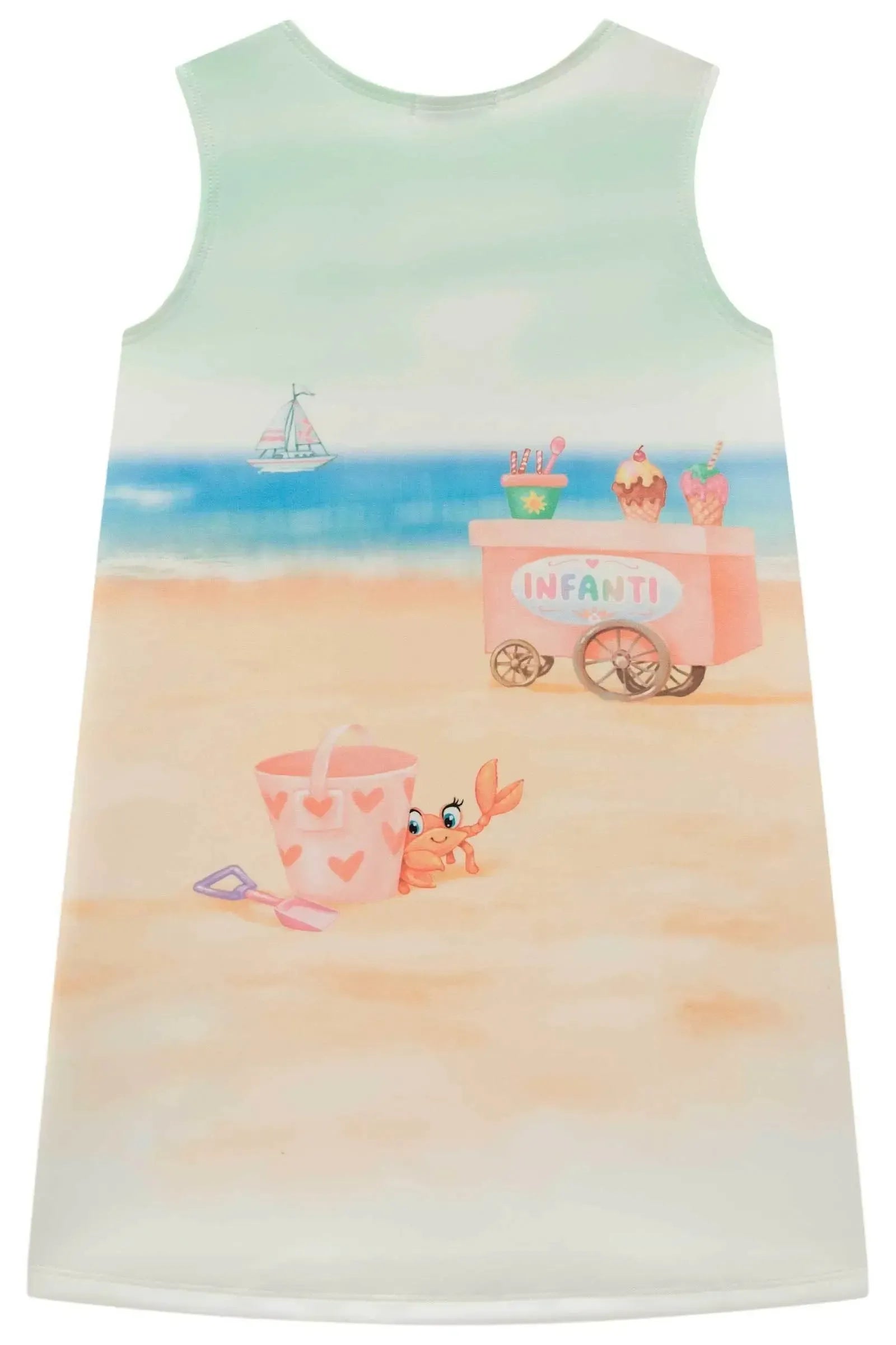 Vestido em Fly Tech 94641 Infanti Infantil Menina