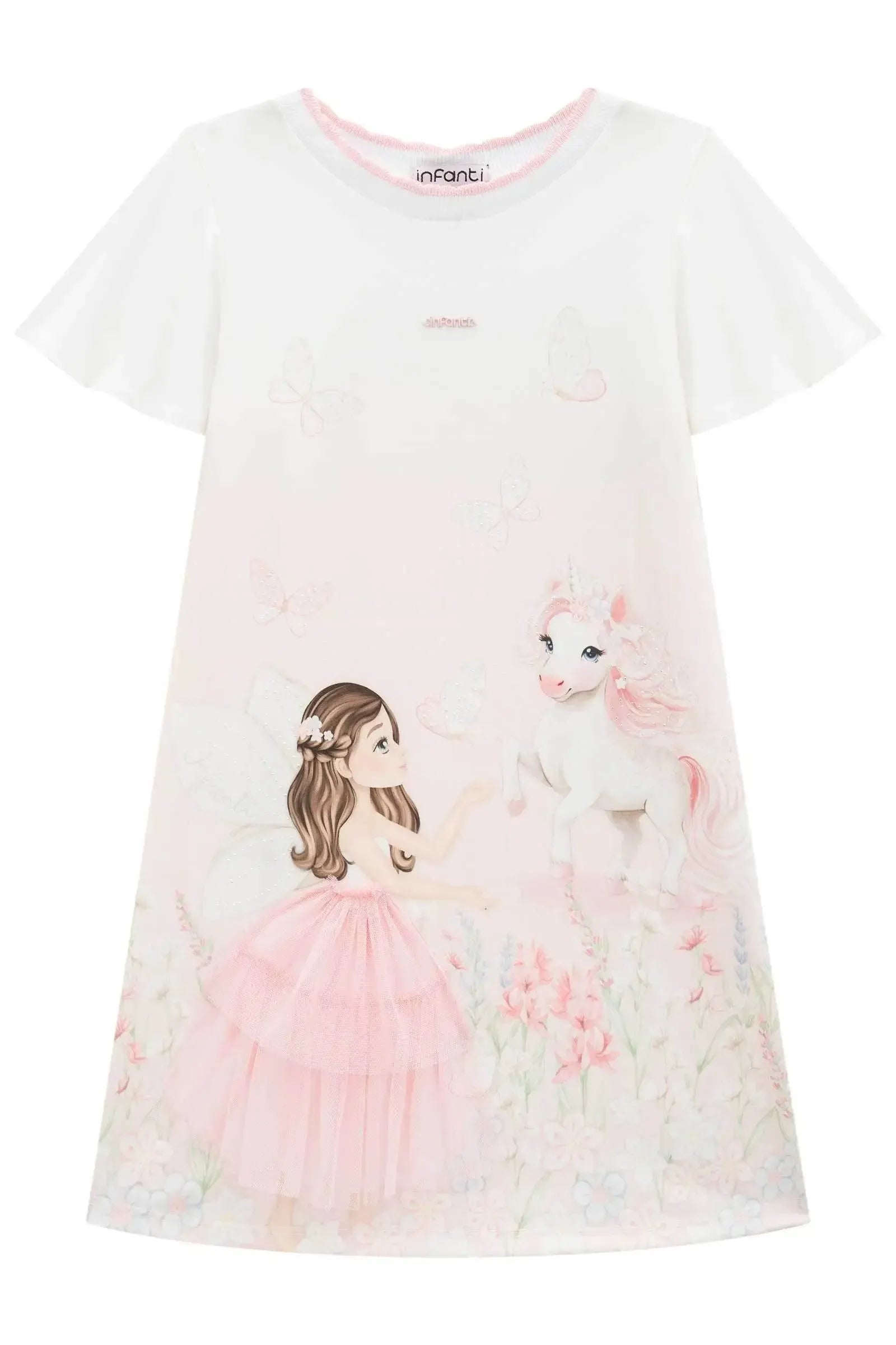 Vestido em Fly Tech 95832 Infanti Infantil Menina