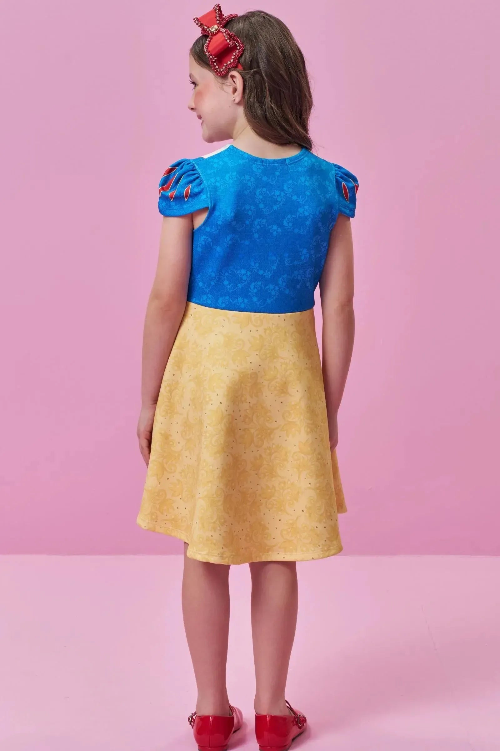 Vestido em Fly Tech 96801 Kukiê Infantil Menina