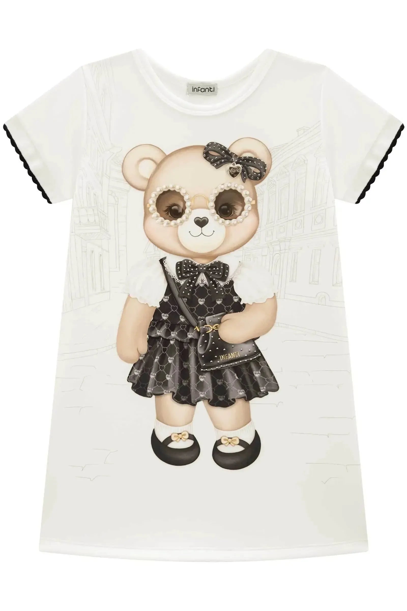 Vestido em Fly Tech 97938 Infanti Infantil Menina
