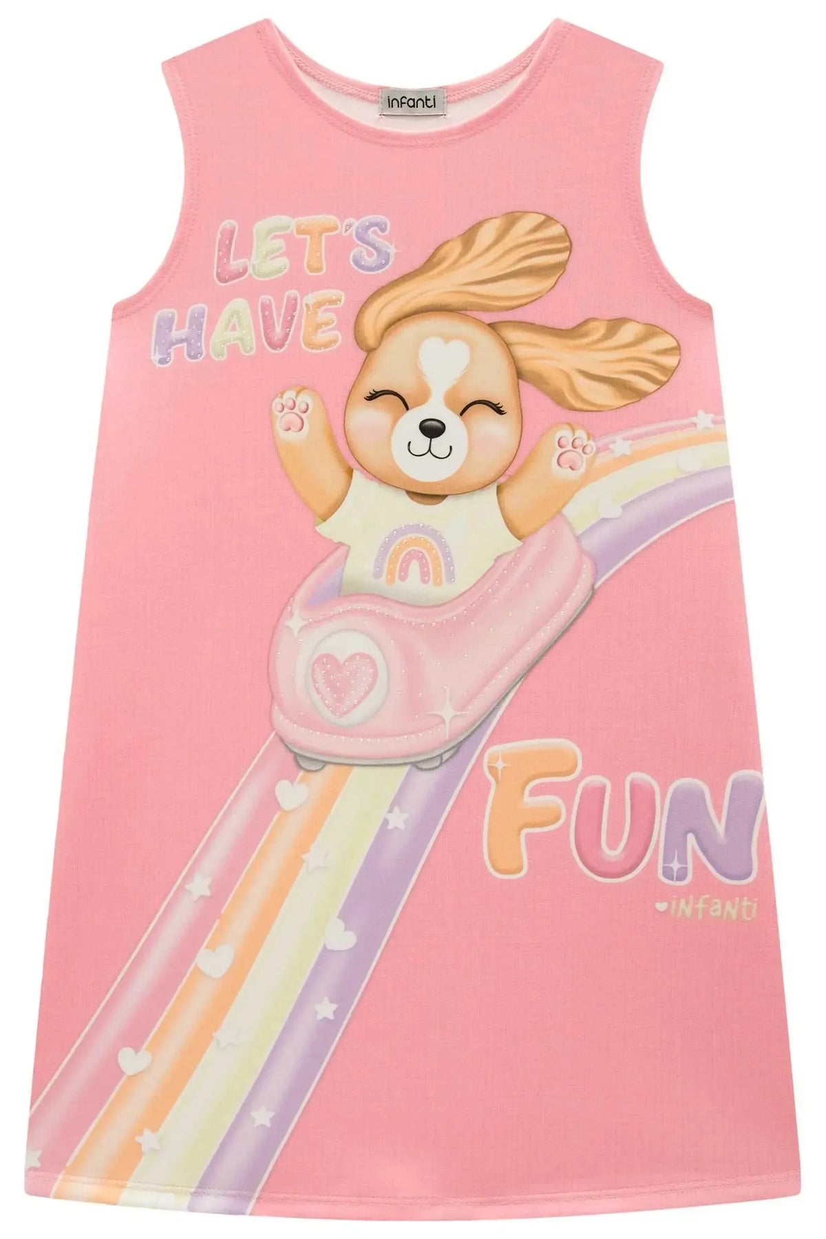 Vestido em Fly Tech 98994 Infanti Infantil Menina