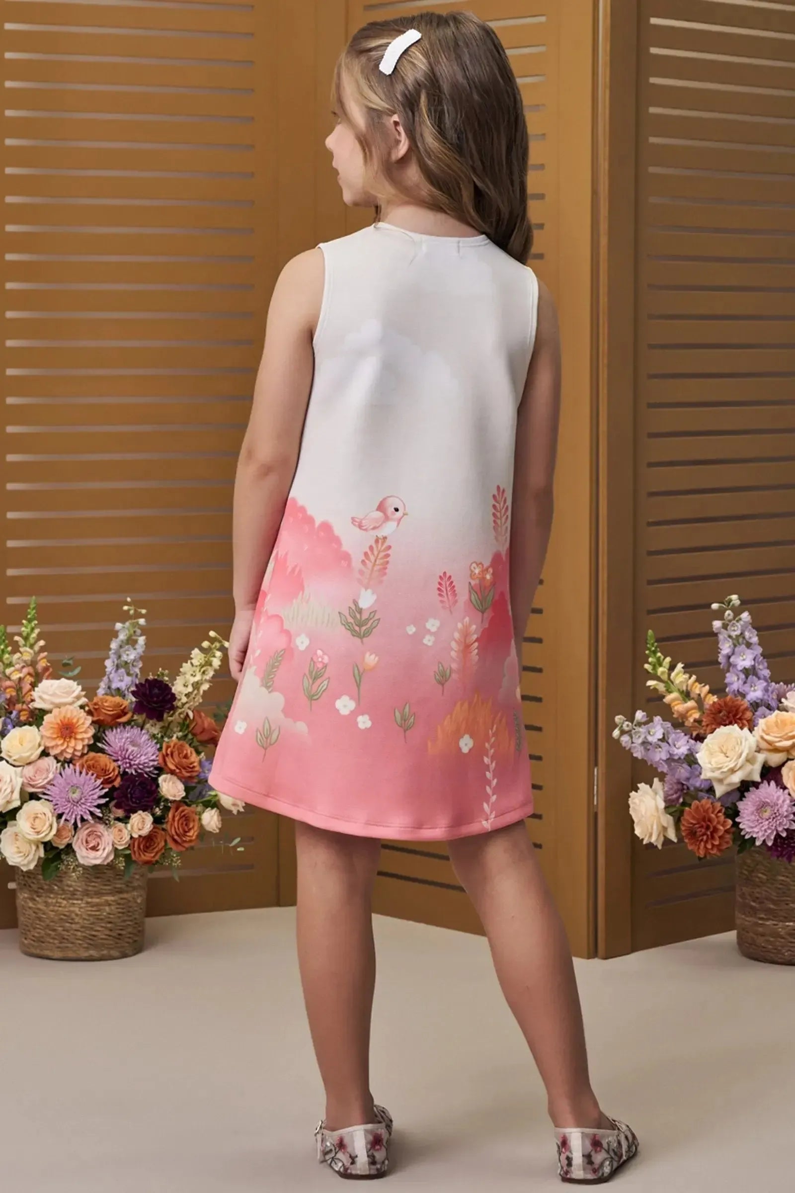 Vestido em Fly Tech 99141 Infanti Infantil Menina