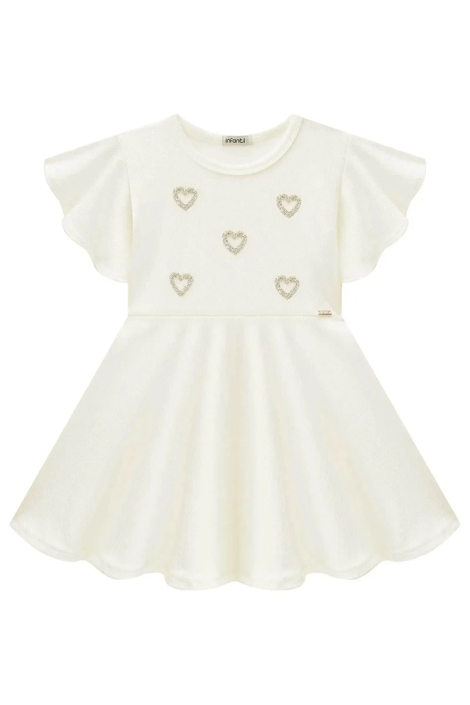 Vestido em Jacquard Catarina 87245 Infanti Infantil Menina