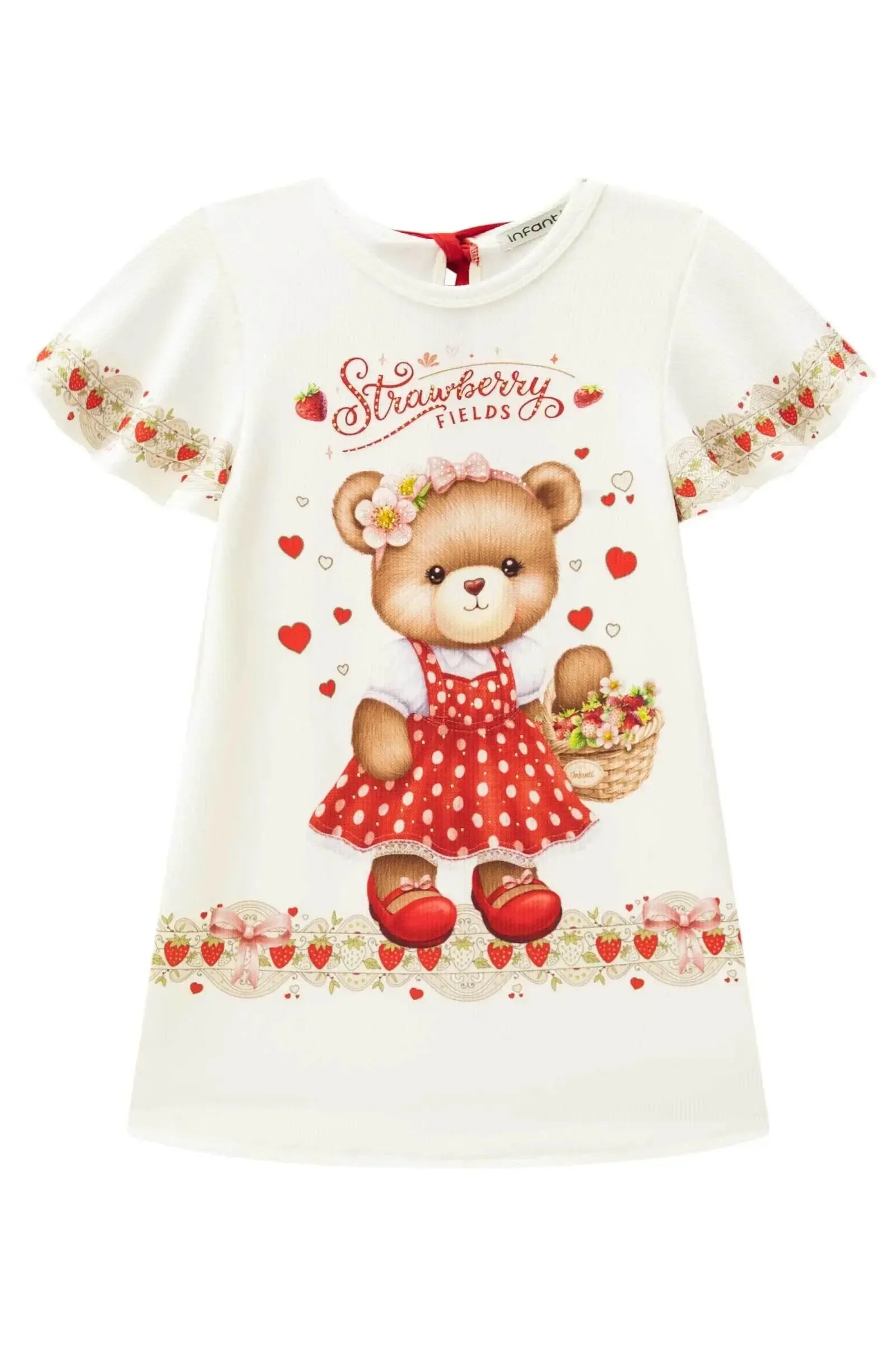 Vestido em Jacquard Catarina 88259 Infanti Infantil Menina