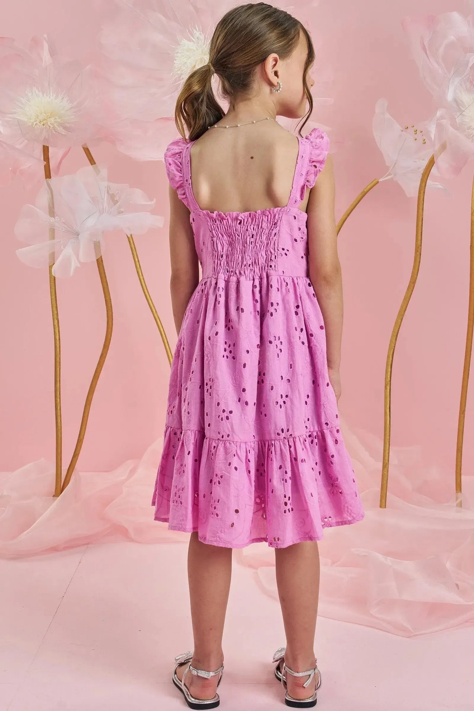 Vestido em Laise 85765 Infanti Infantil Menina