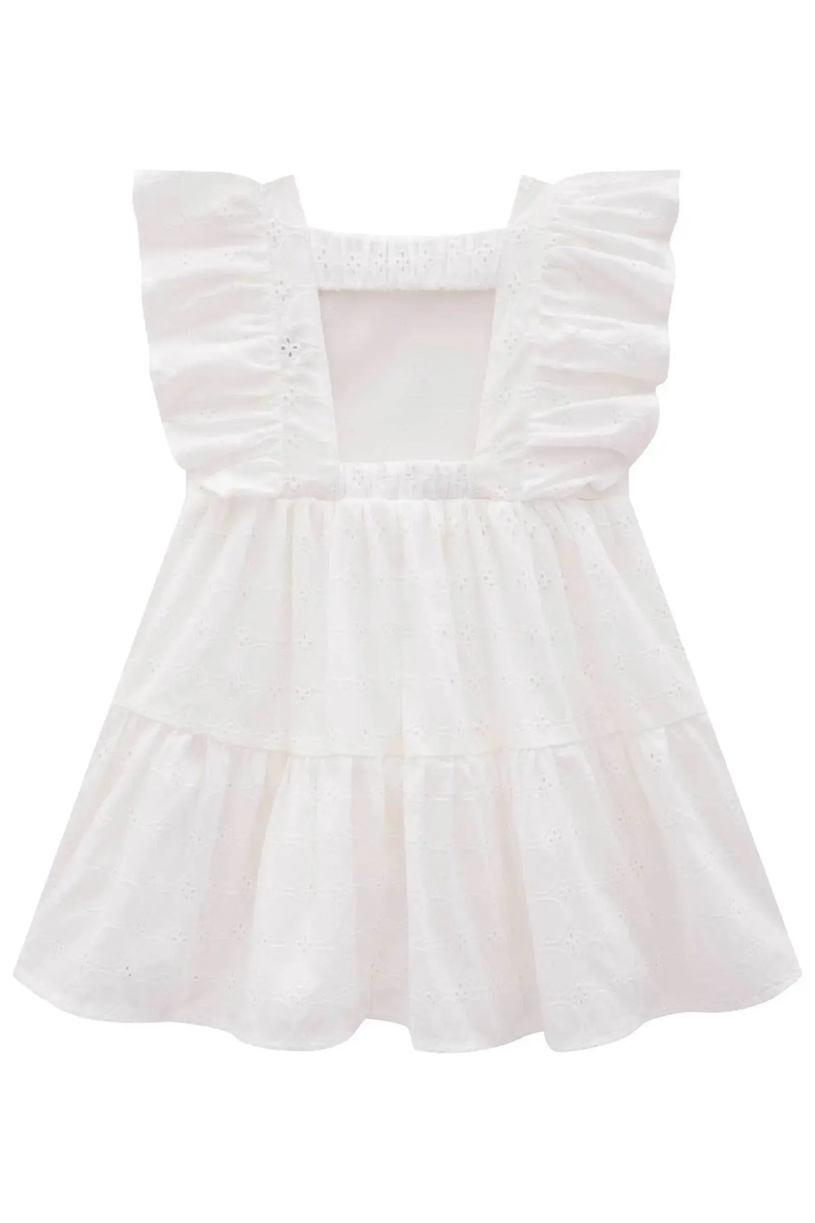 Vestido em Laise Algodão 83428 Infanti Bebê Menina