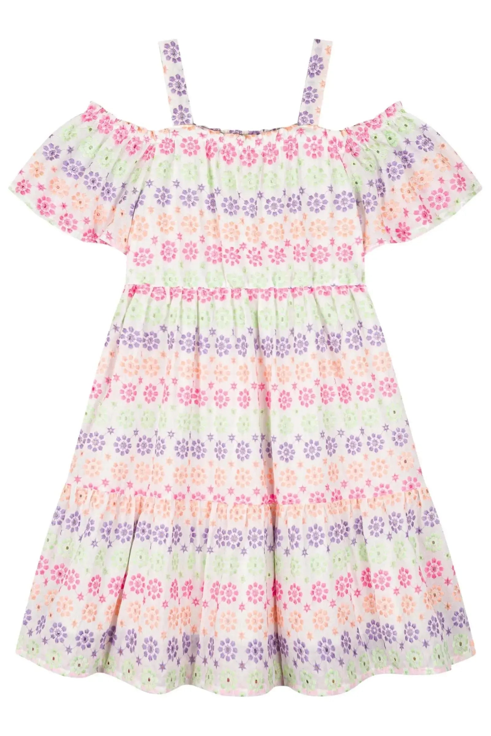 Vestido em Laise Floreale 84226 Kukiê Infantil Menina