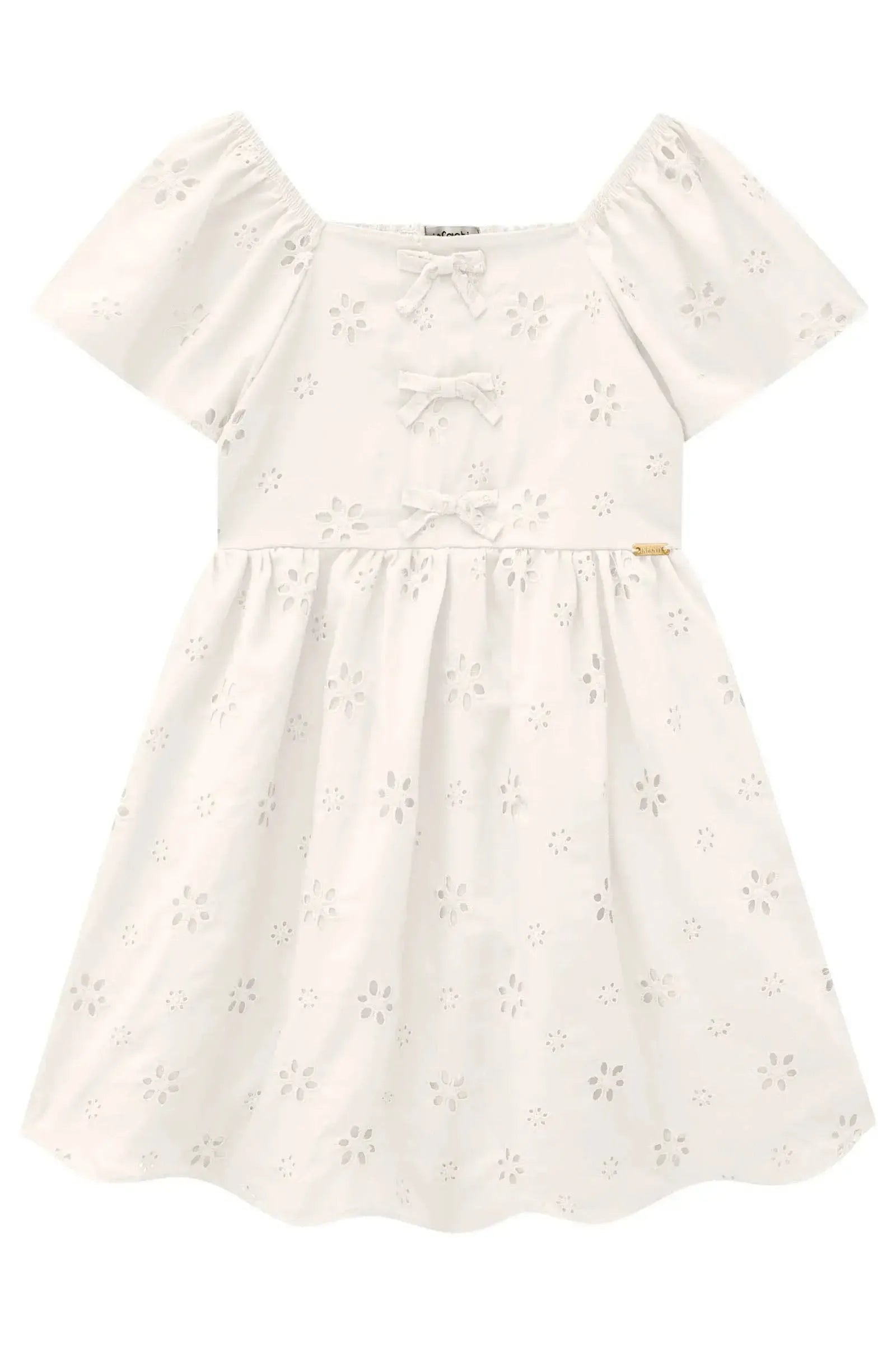 Vestido em Laise Sunny 87244 Infanti Infantil Menina