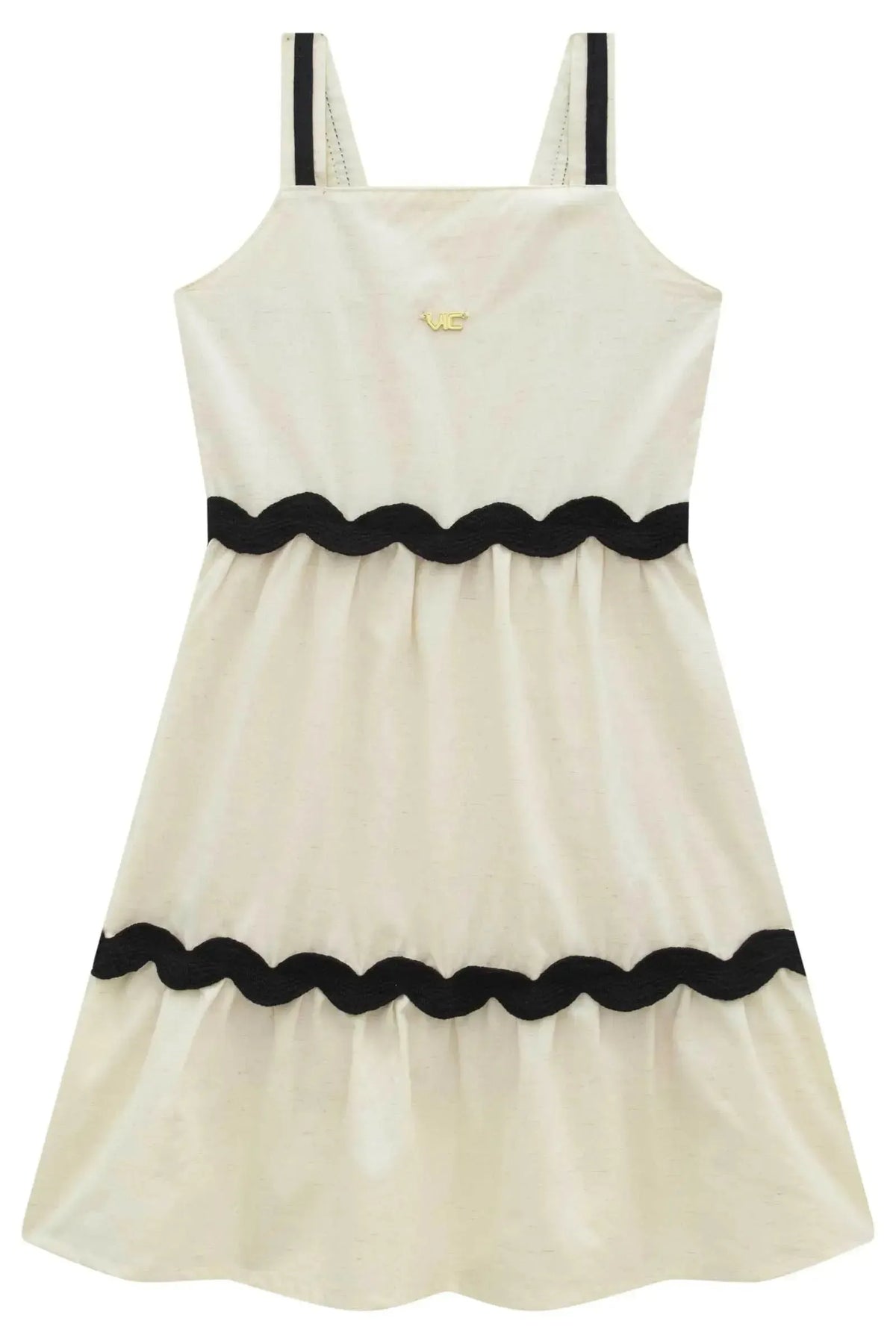 Vestido em Linho 98890 Vic Teen Menina