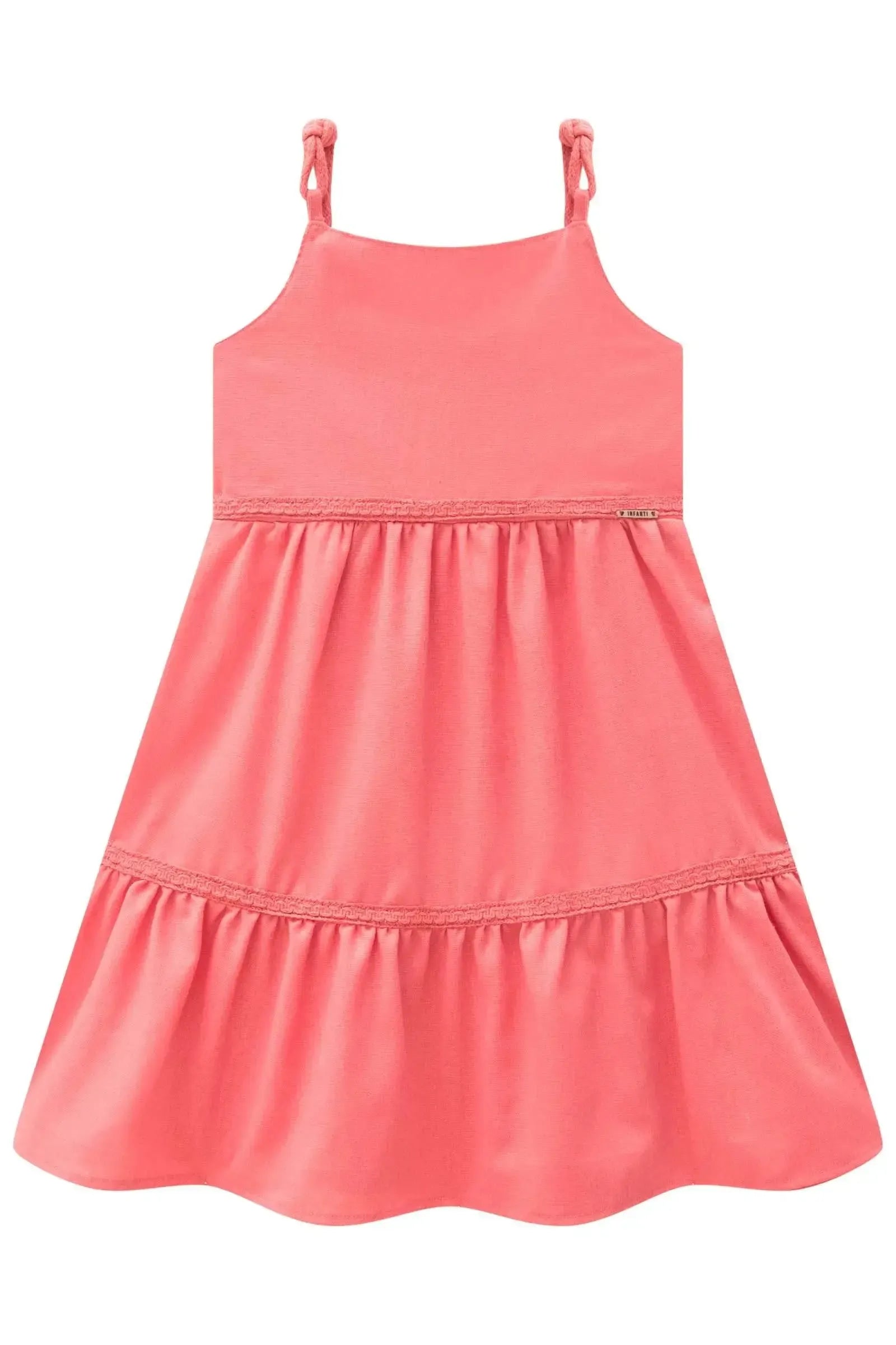 Vestido em Linho com Elastano 87956 Infanti Infantil Menina