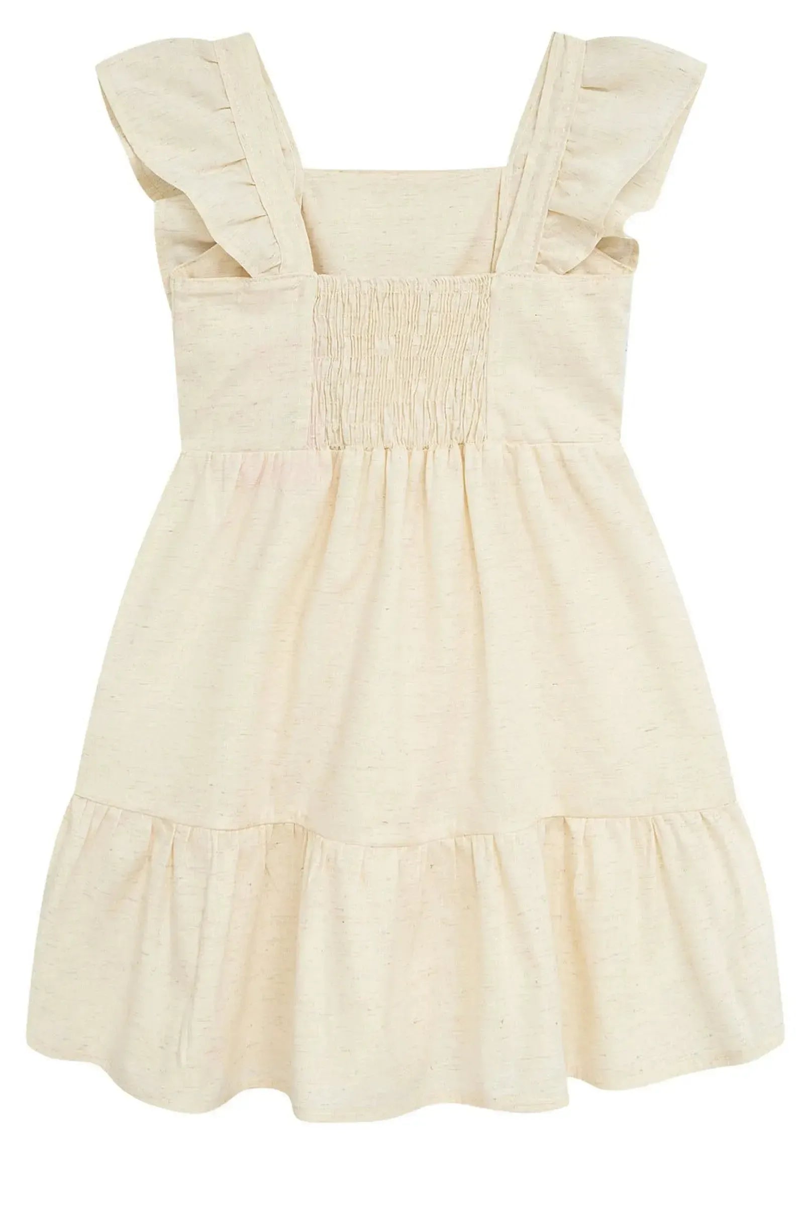 Vestido em Linho Deluxe 95900 Kukiê Infantil Menina