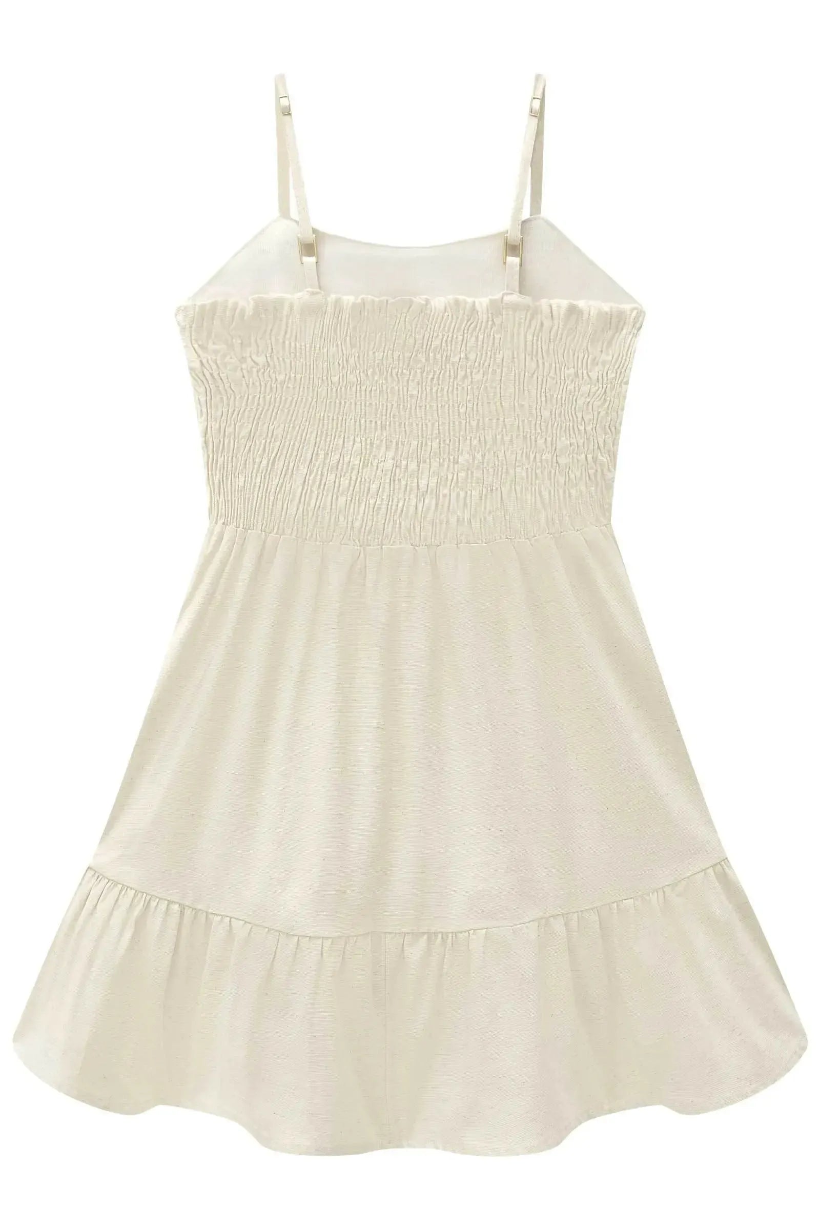Vestido em Linho Santorine 92617 Lilimoon Teen Menina