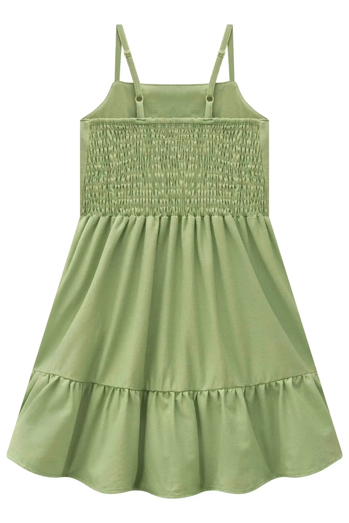 Vestido em Linho Santorini 99346 Lilimoon Teen Menina