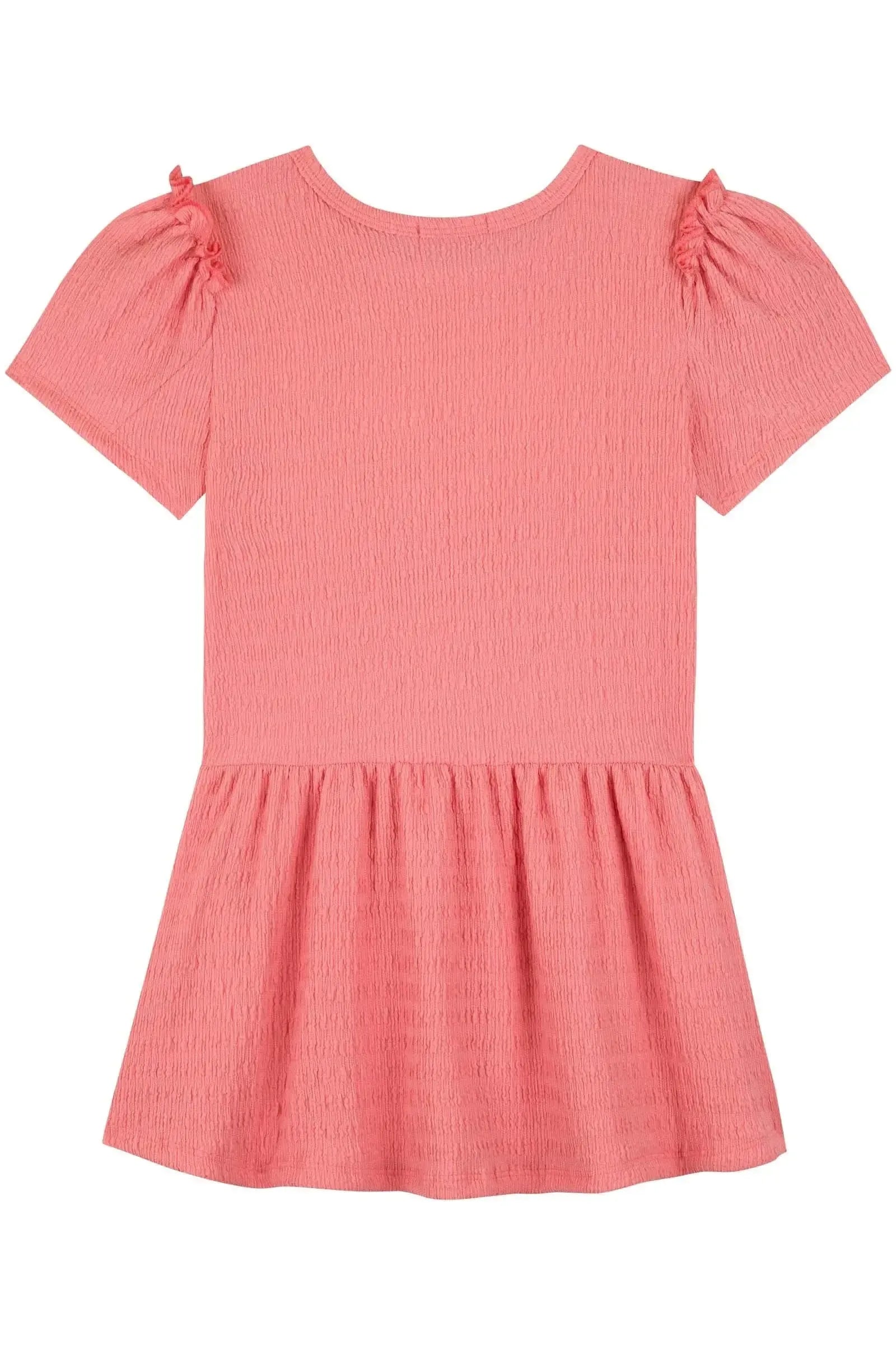 Vestido em Malha Enrugada 84558 Kukiê Infantil Menina