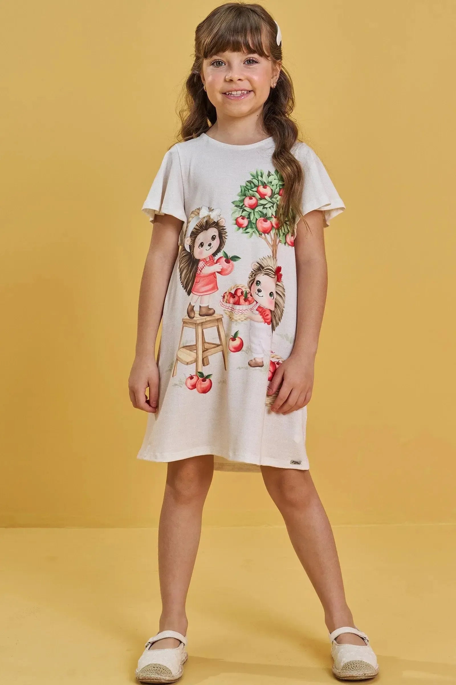 Vestido em Malha Fresh 82920 Infanti Infantil Menina