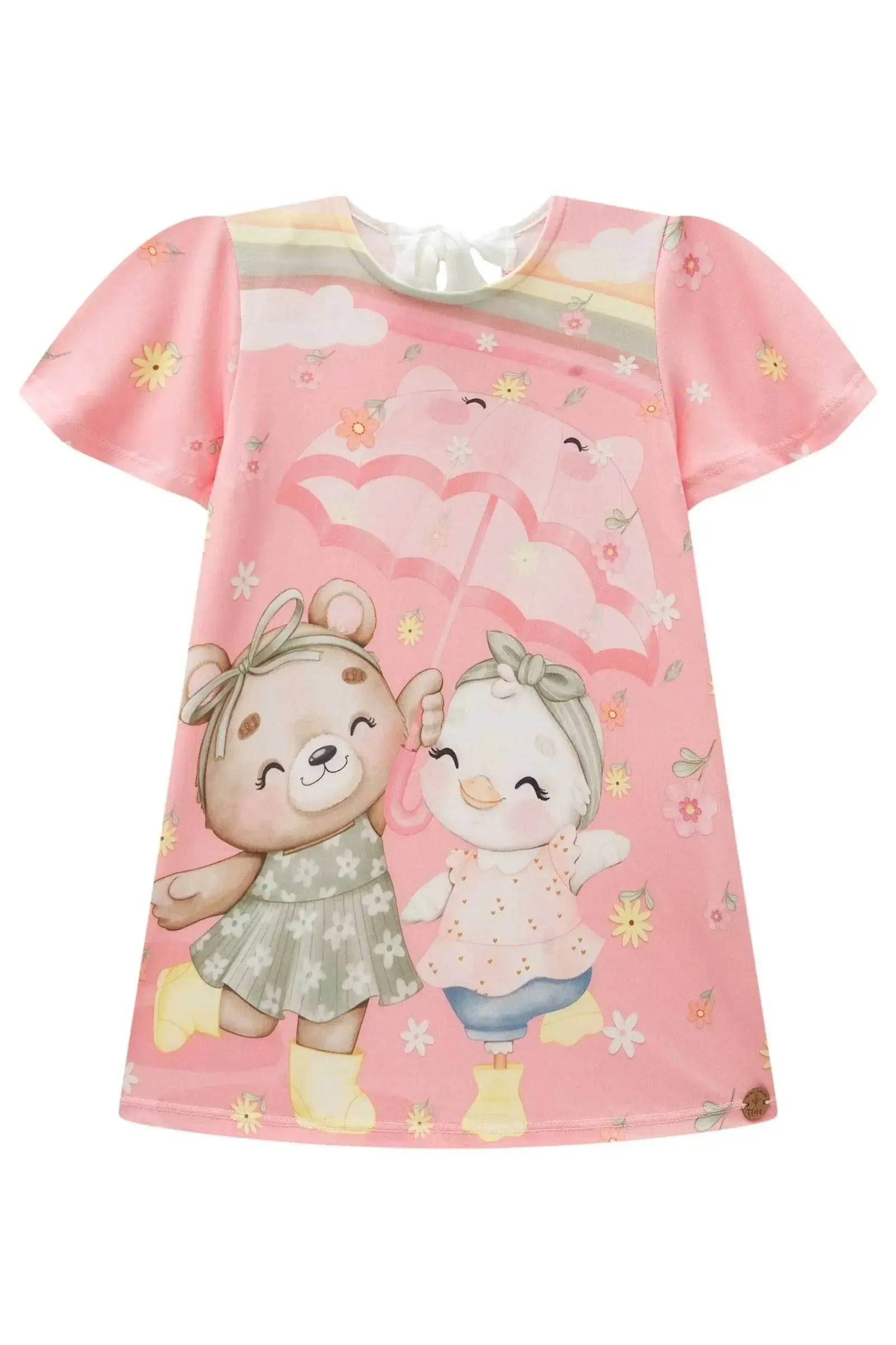 Vestido em Malha Fresh 83145 Infanti Bebê Menina