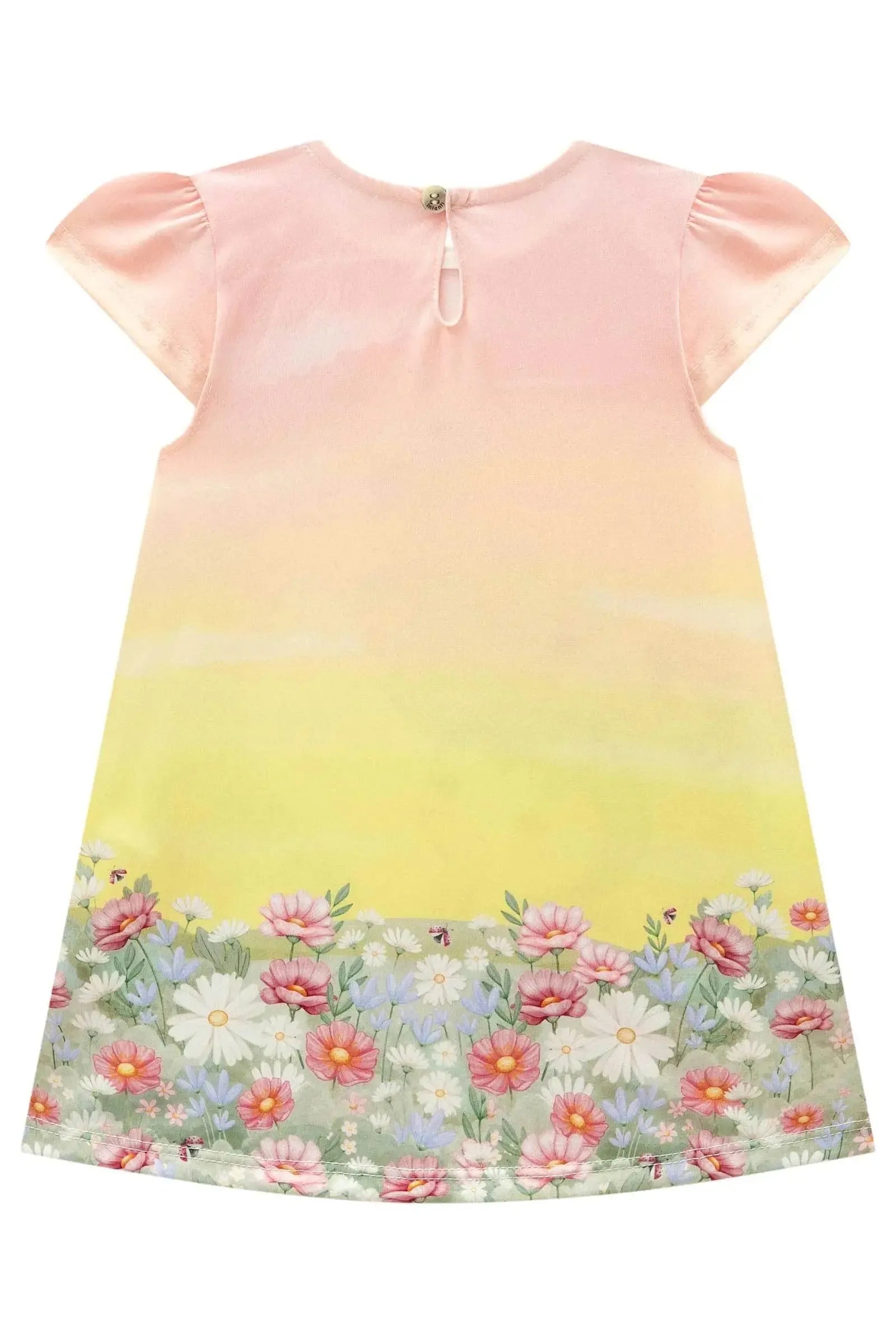 Vestido em Malha Fresh 83148 Infanti Bebê Menina