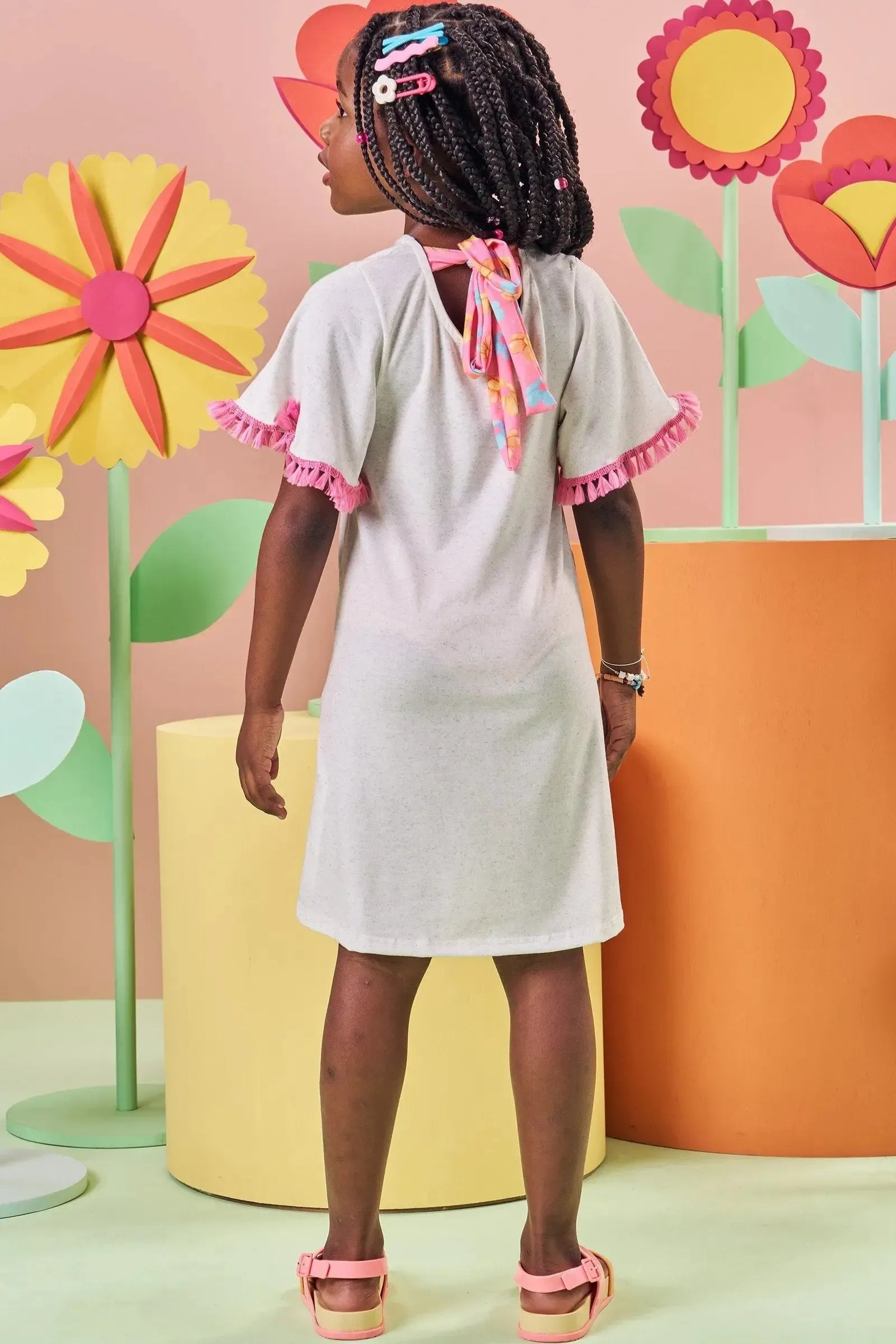 Vestido em Malha Fresh 84023 Kukiê Infantil Menina