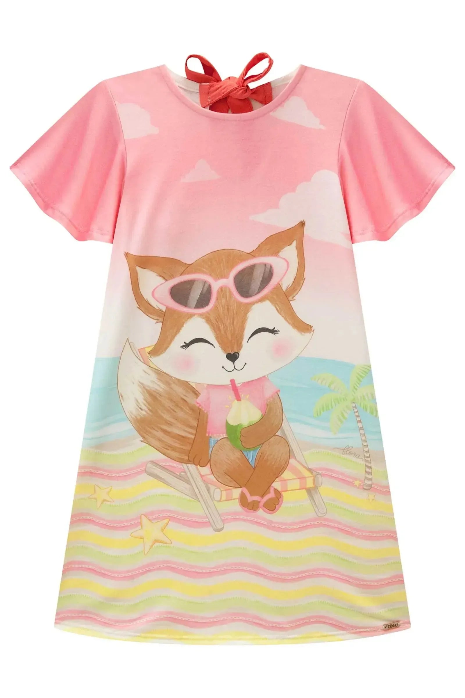 Vestido em Malha Fresh 86485 Infanti Infantil Menina