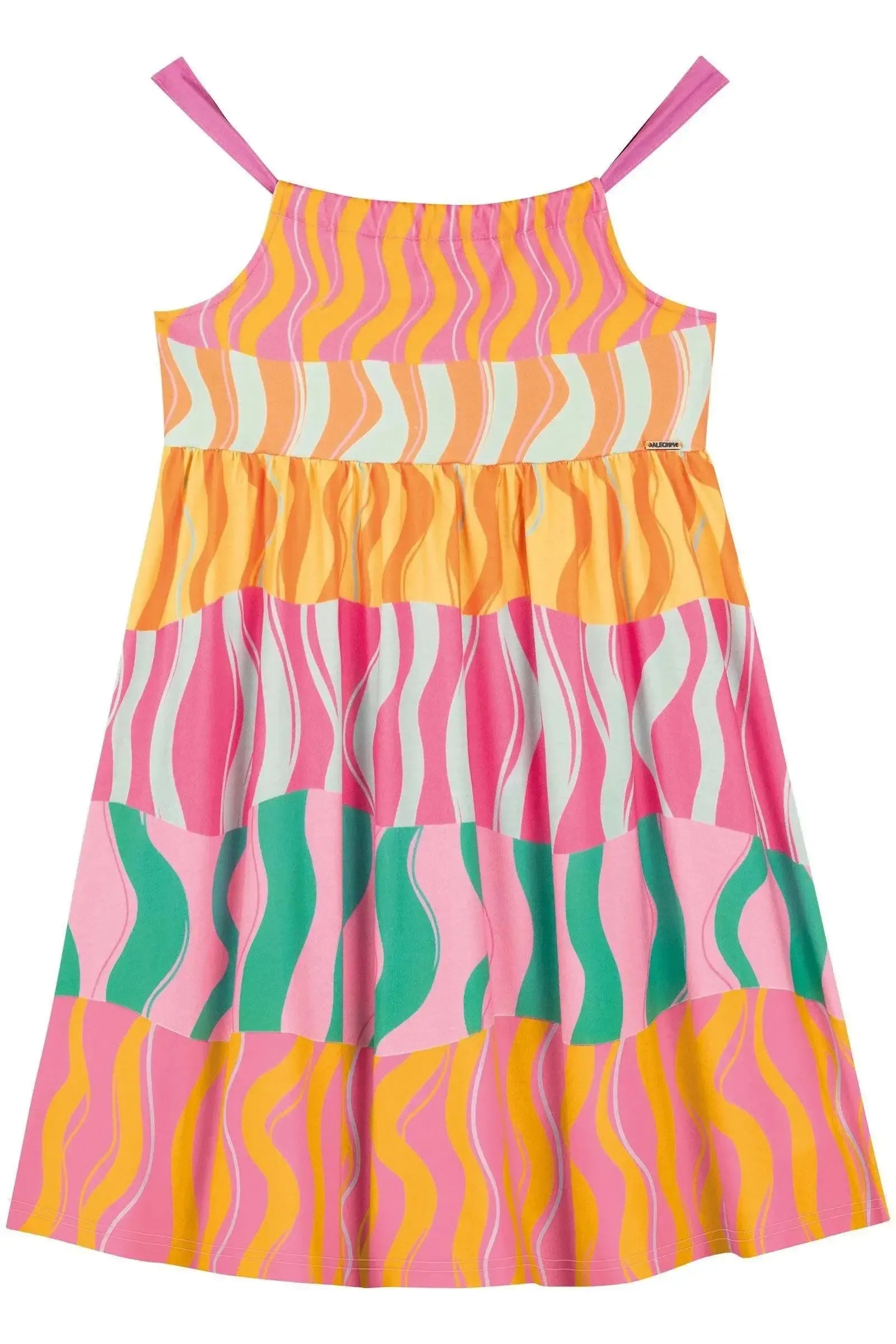 Vestido em Malha Fresh 87271 Kukiê Infantil Menina